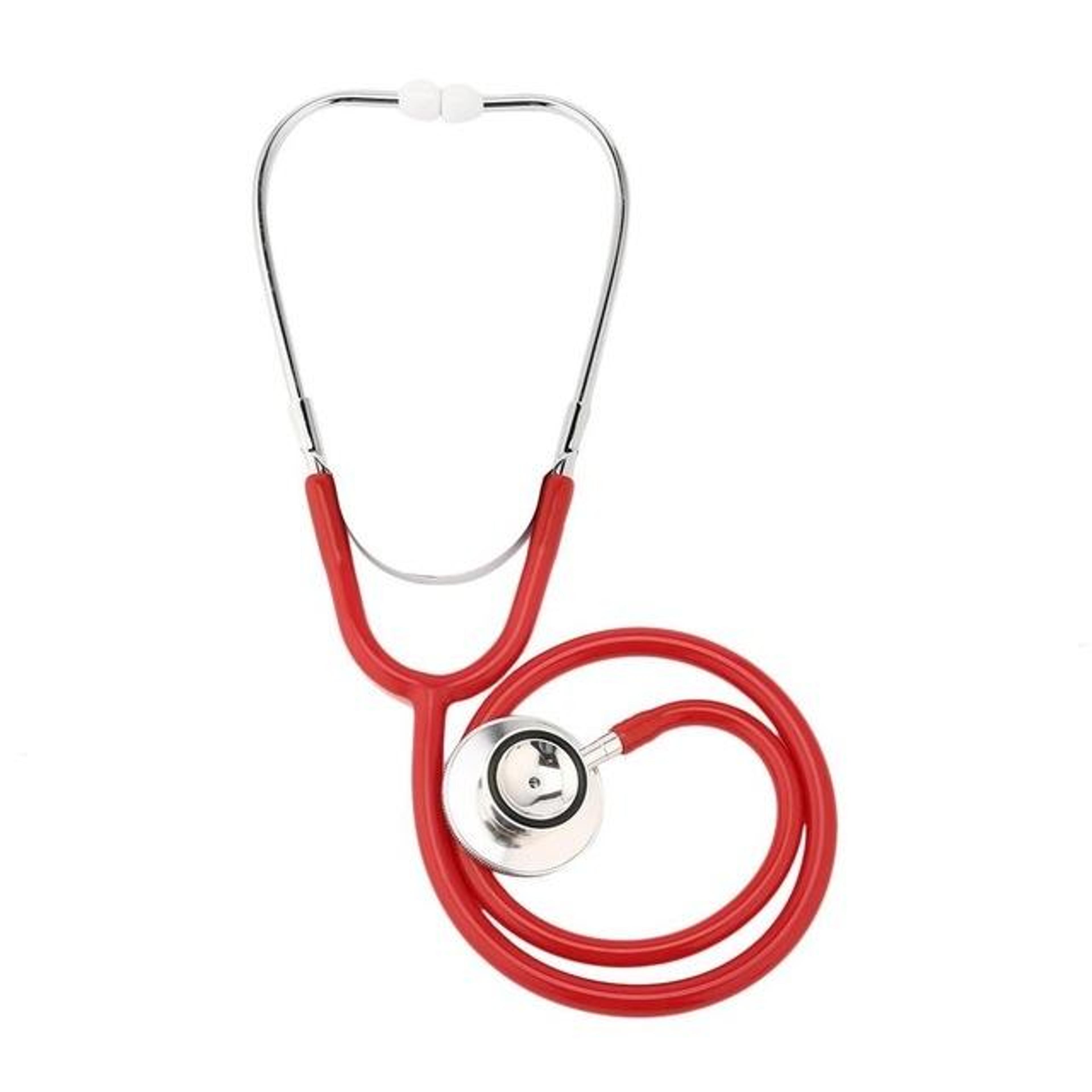 professional double sided stethoscope with aluminum alloy chestpiece for doctors and nurses