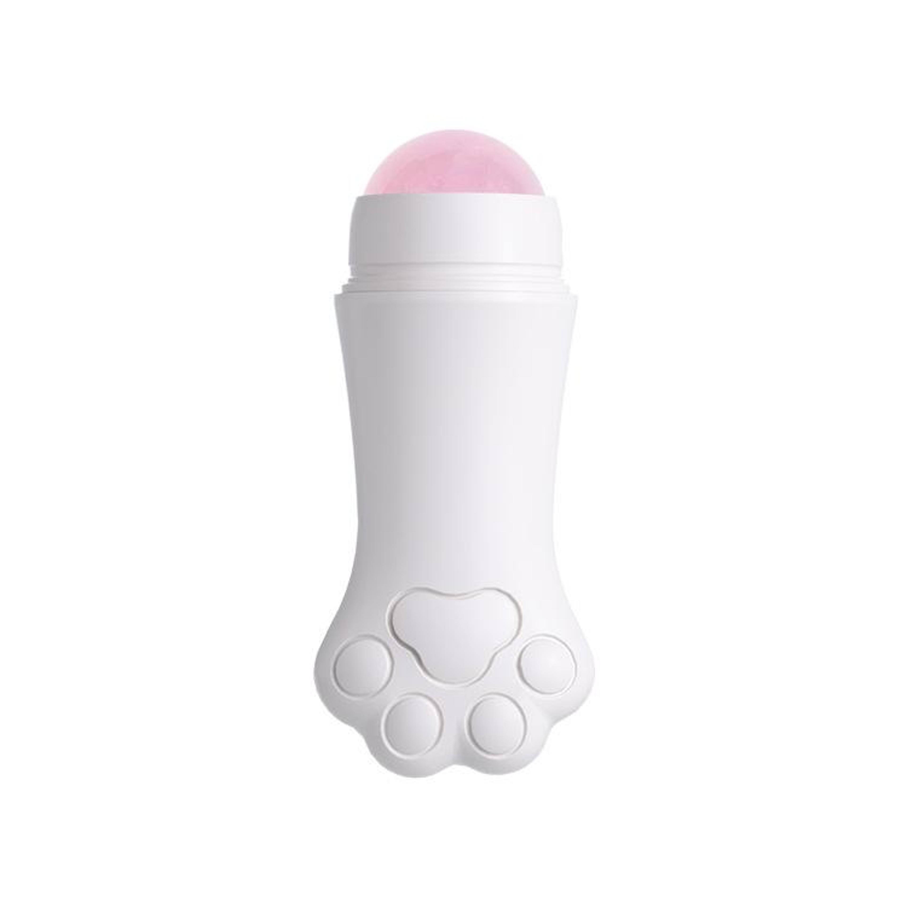 quartz oil absorbing face roller for shine control and facial massage