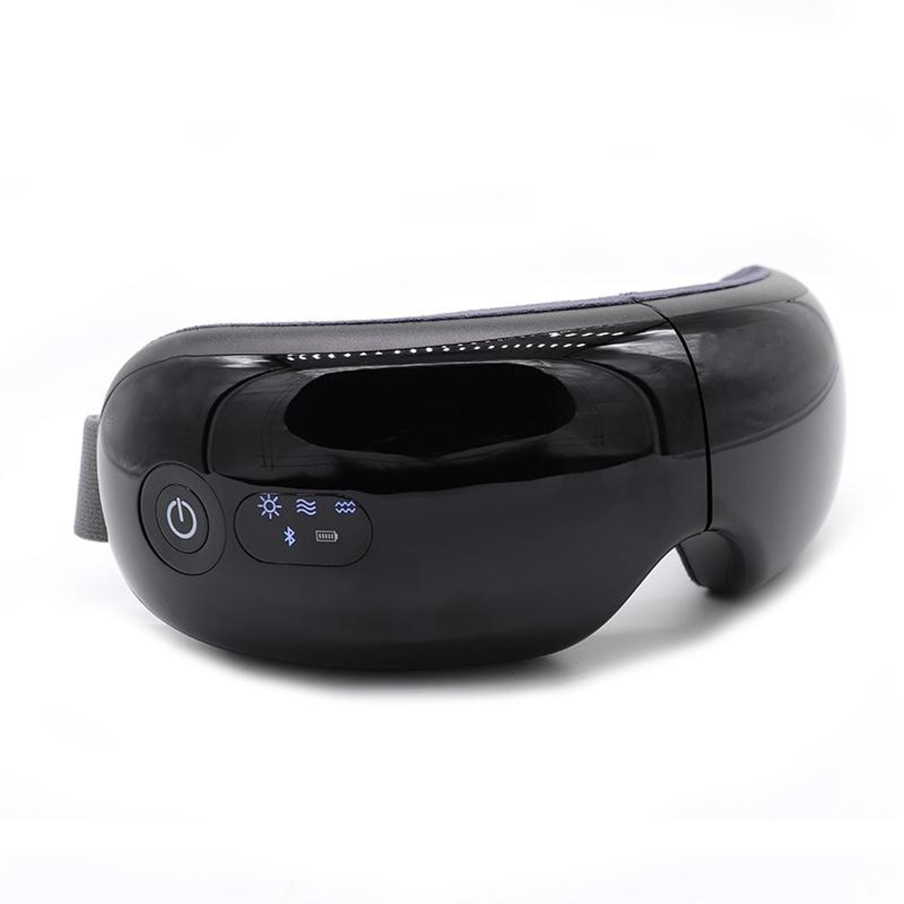 bluetooth heated eye massager with air pressure & vibration therapy