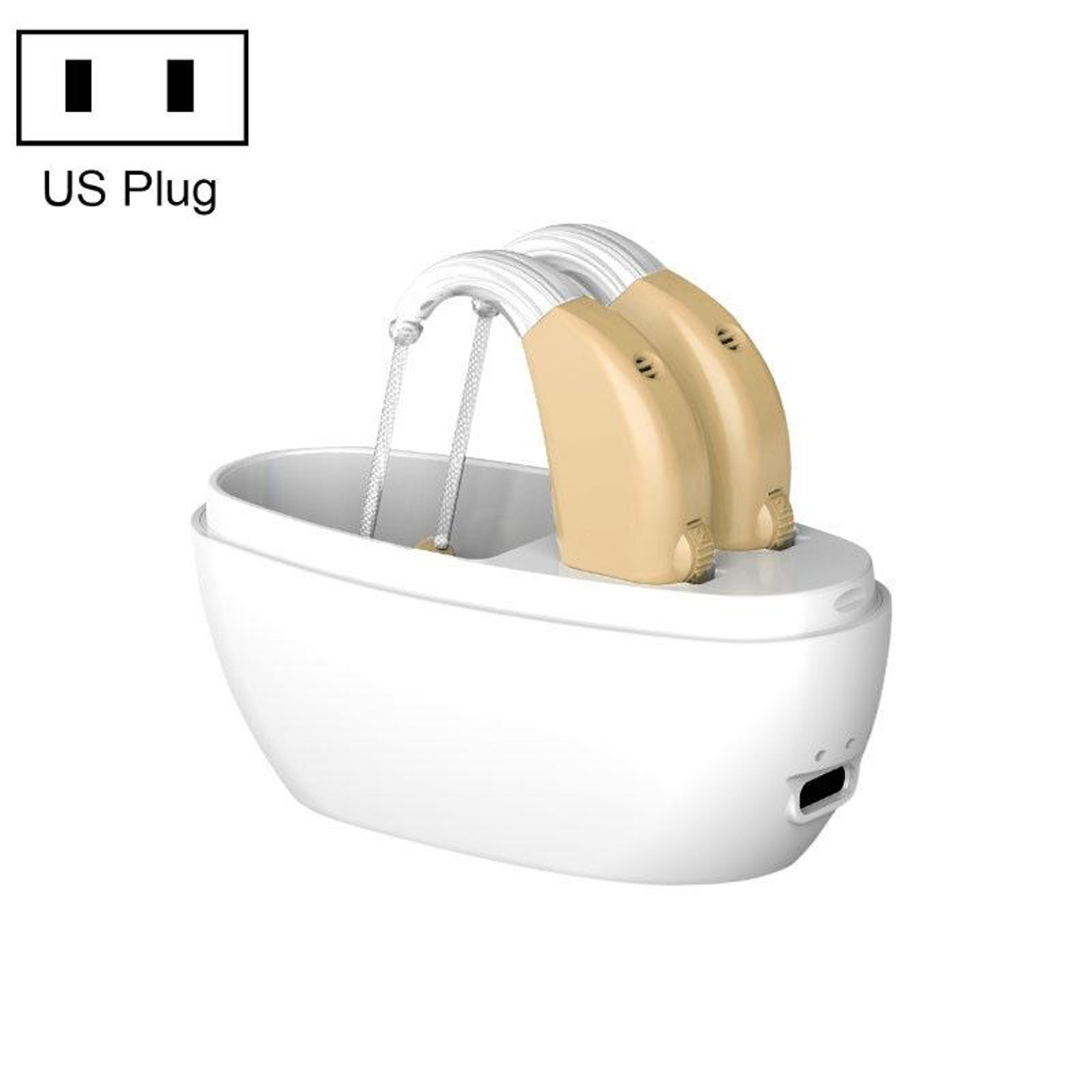 premium rechargeable hearing amplifier for seniors easy use sound amplifier device with us plug