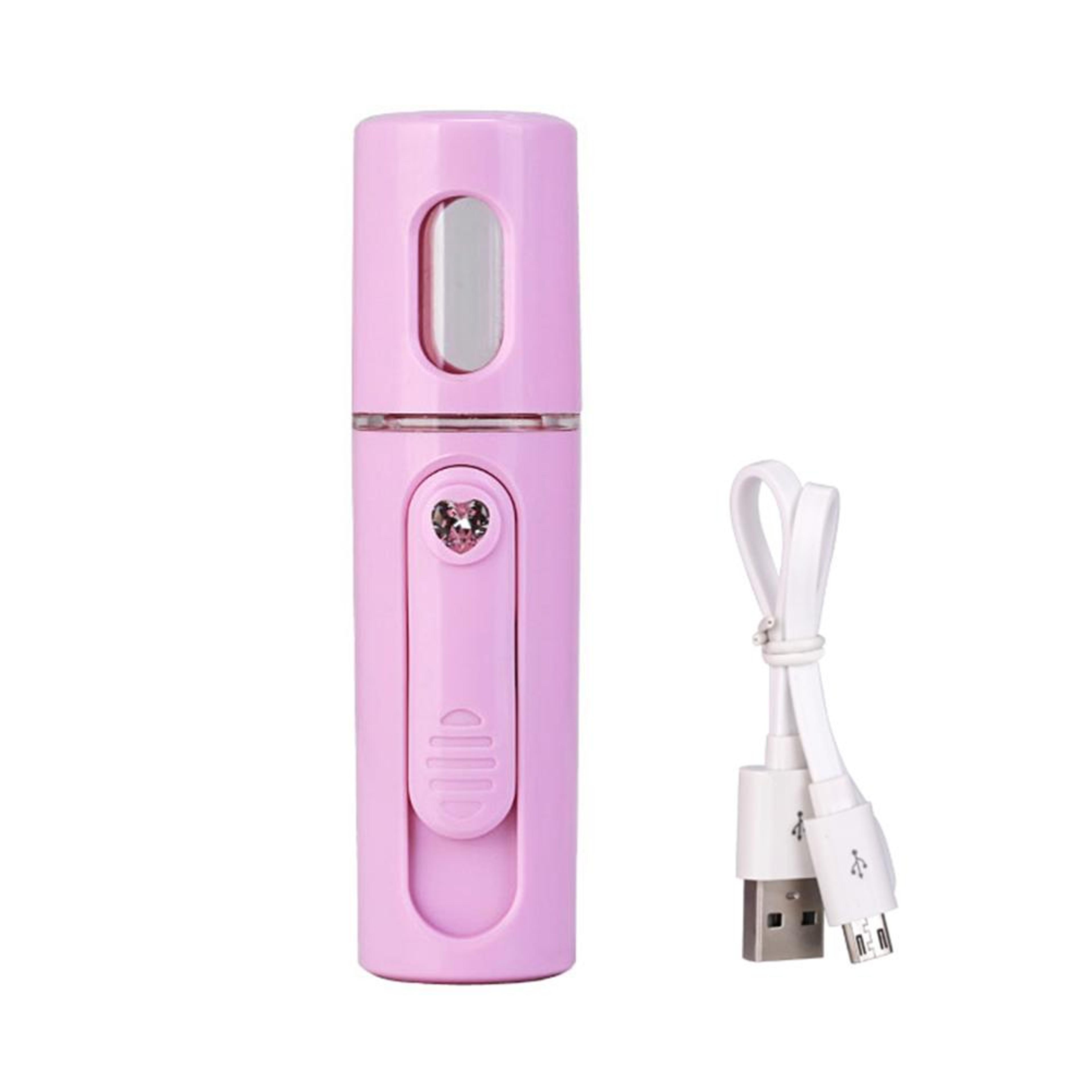 premium portable facial steamer & nano mist sprayer usb rechargeable mini hydration mist for glowing, refreshed skin