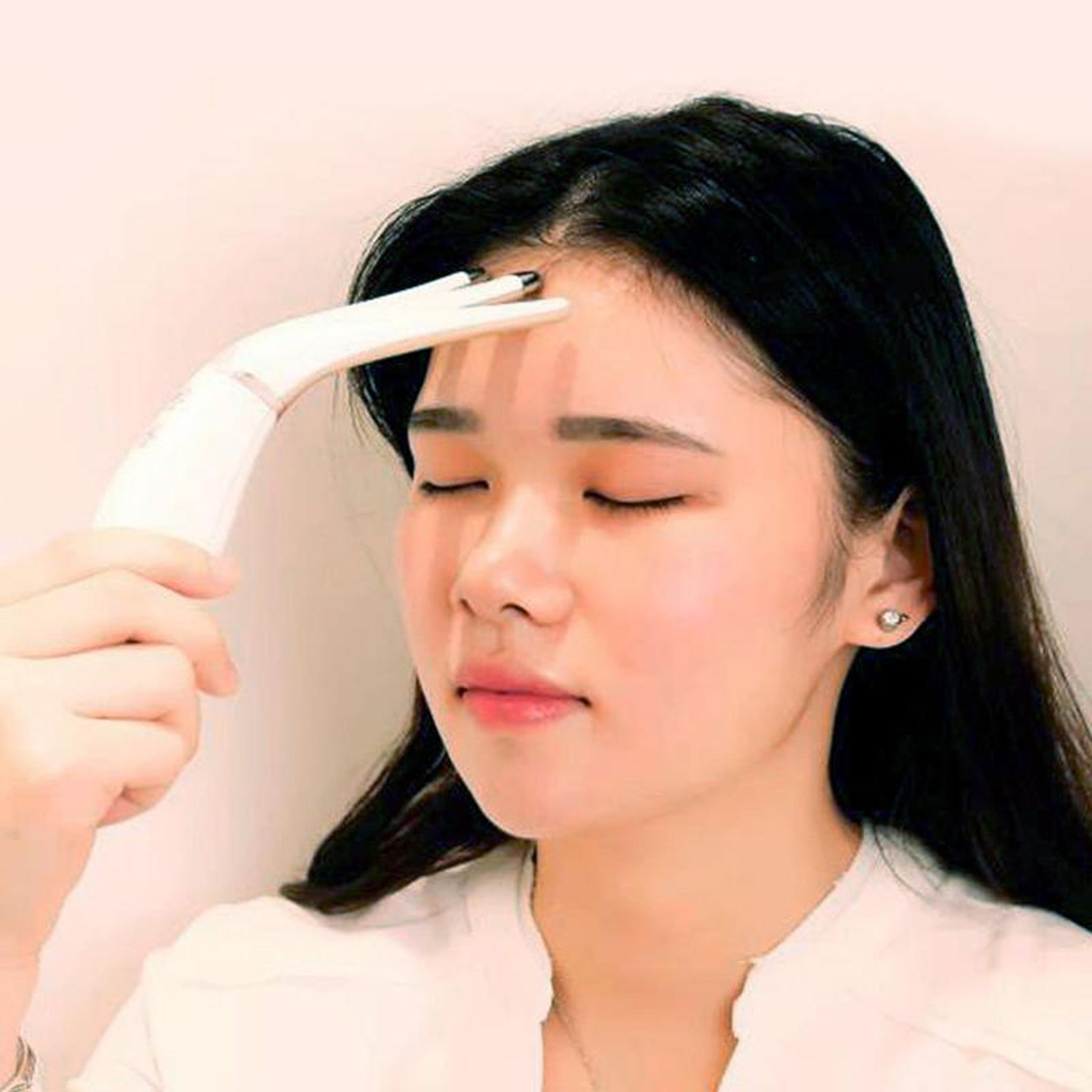 rechargeable electric head massager heated vibration scalp massage comb