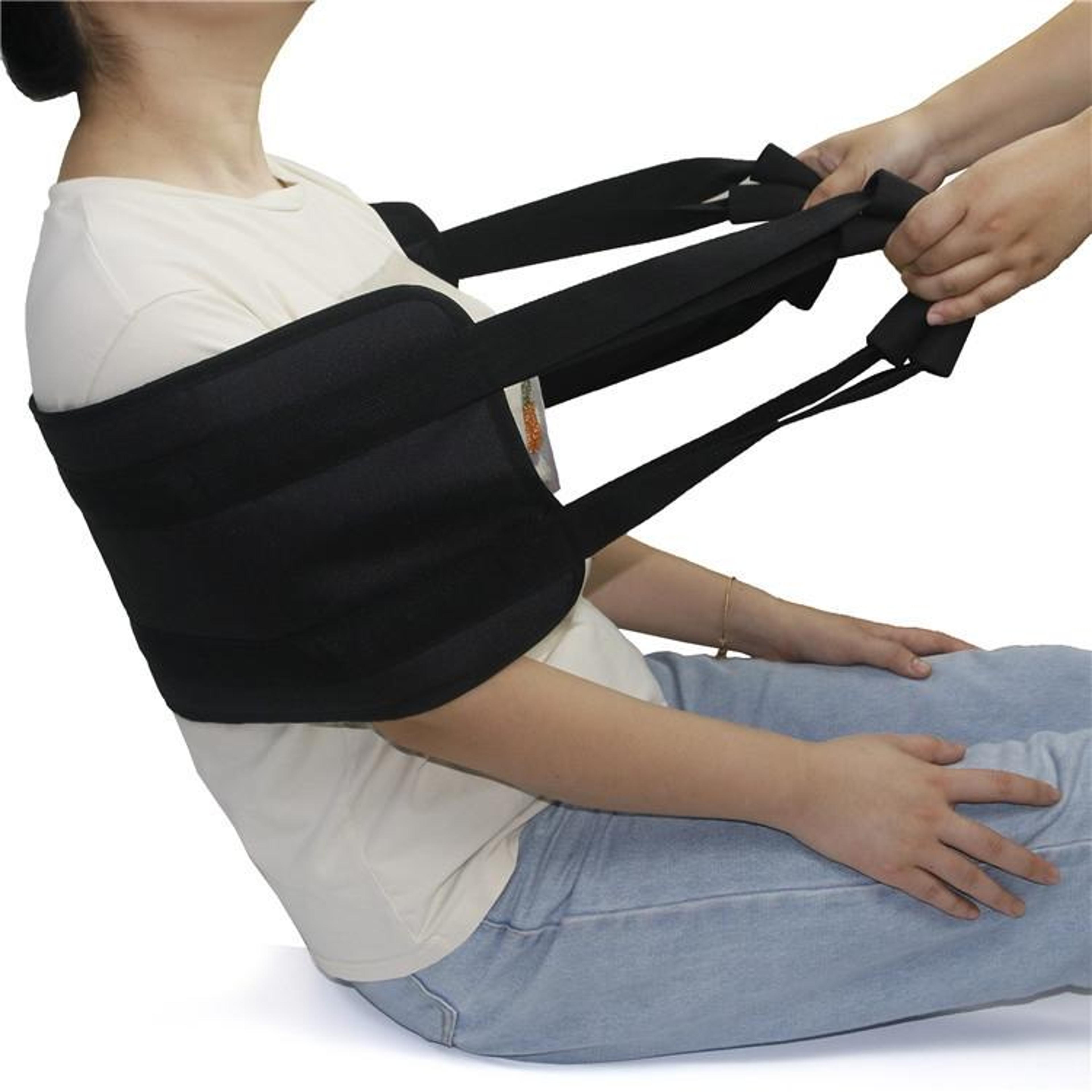 patient transfer belt with double handles for elderly care