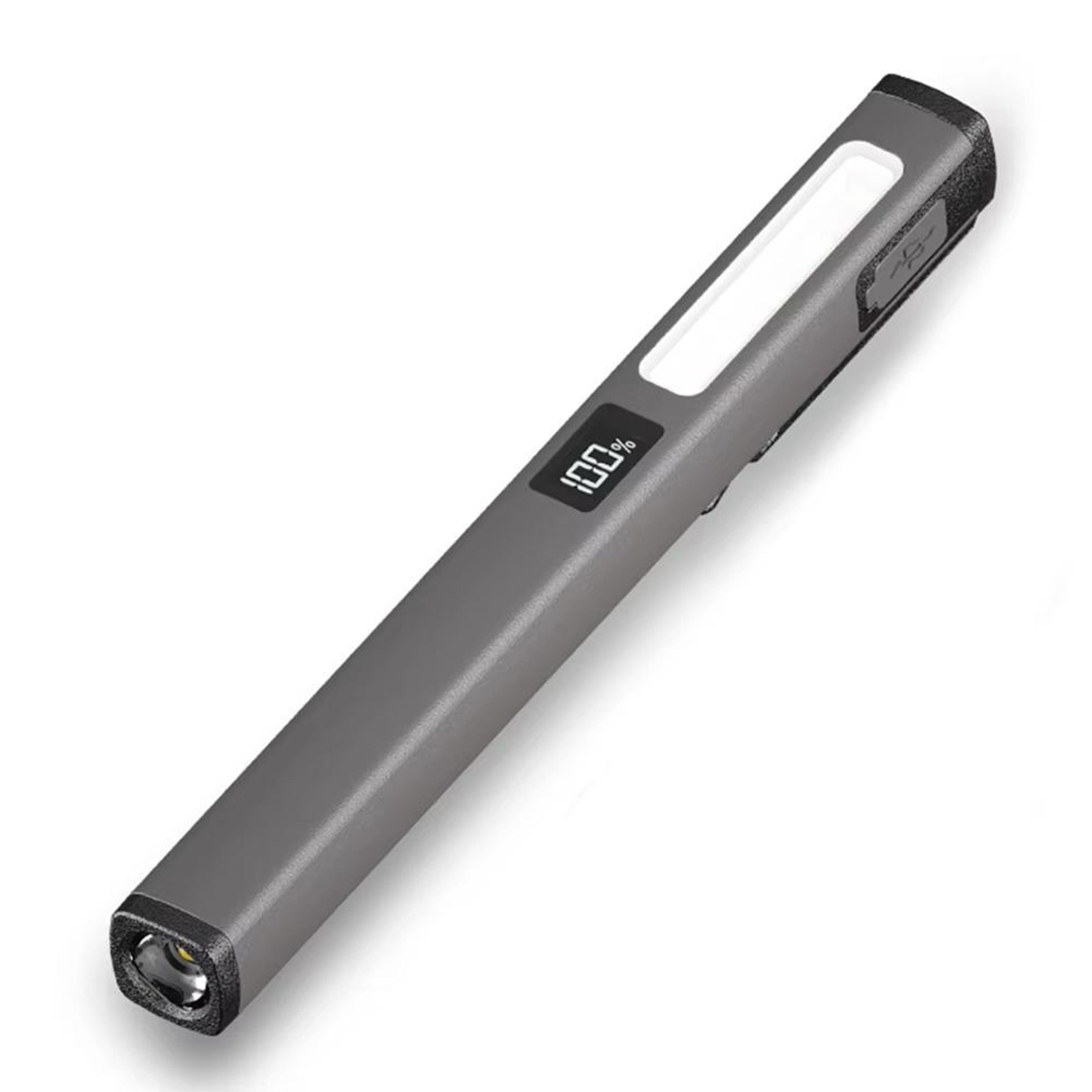 compact cob pen light usb rechargeable work light with strong magnetic clip for auto repair