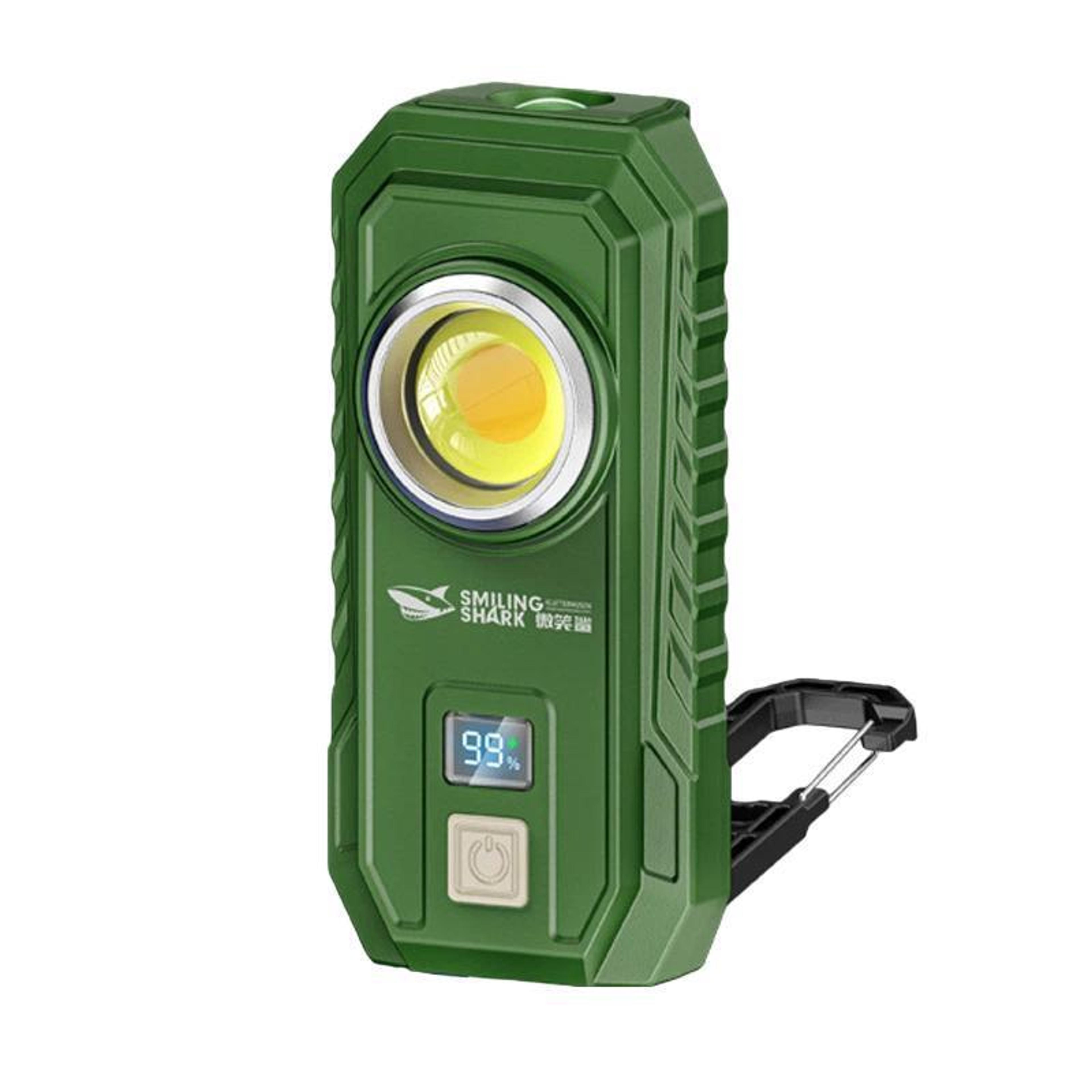 smiling shark magnetic work light with digital display & adjustable high brightness led