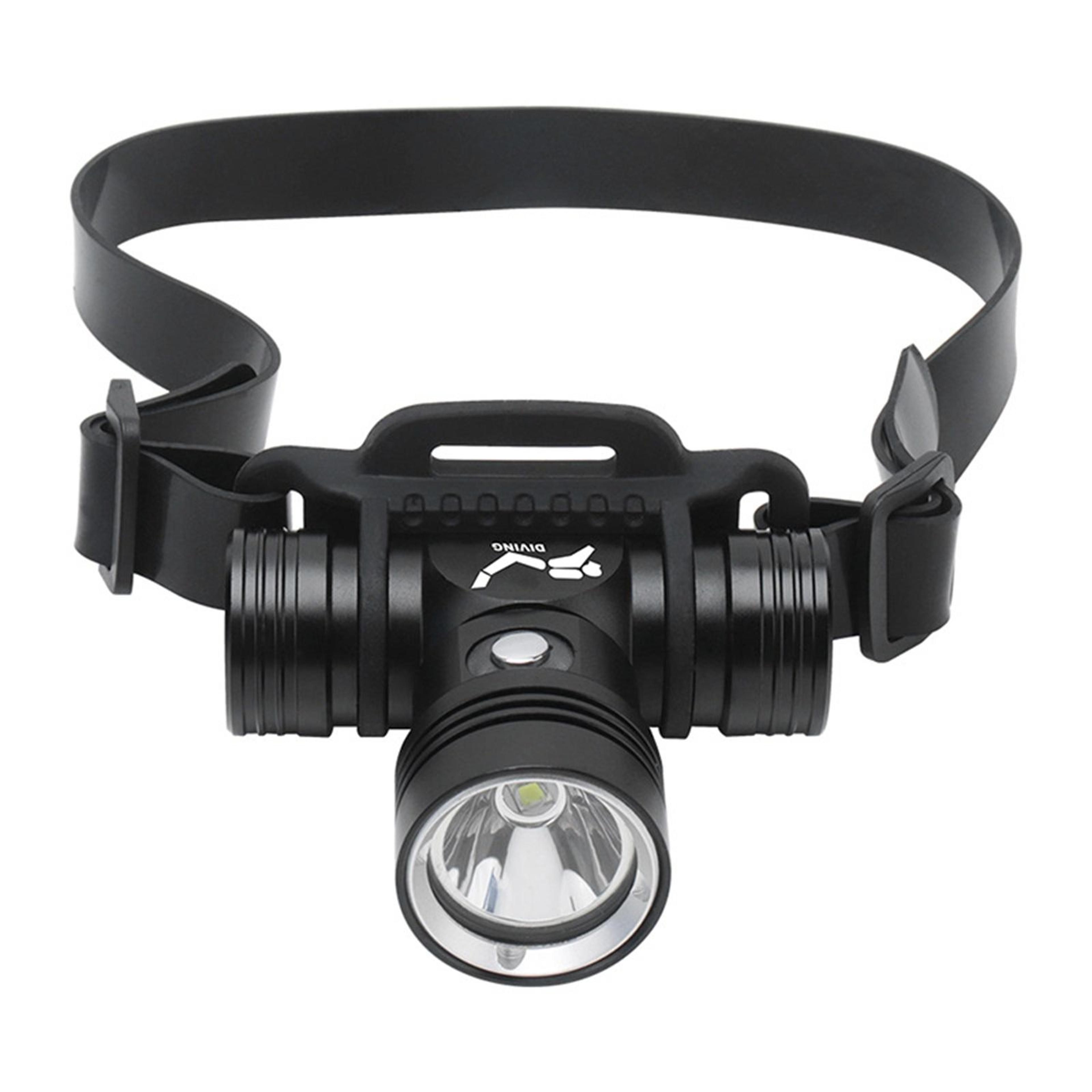 underwater video light diving flashlight with battery display