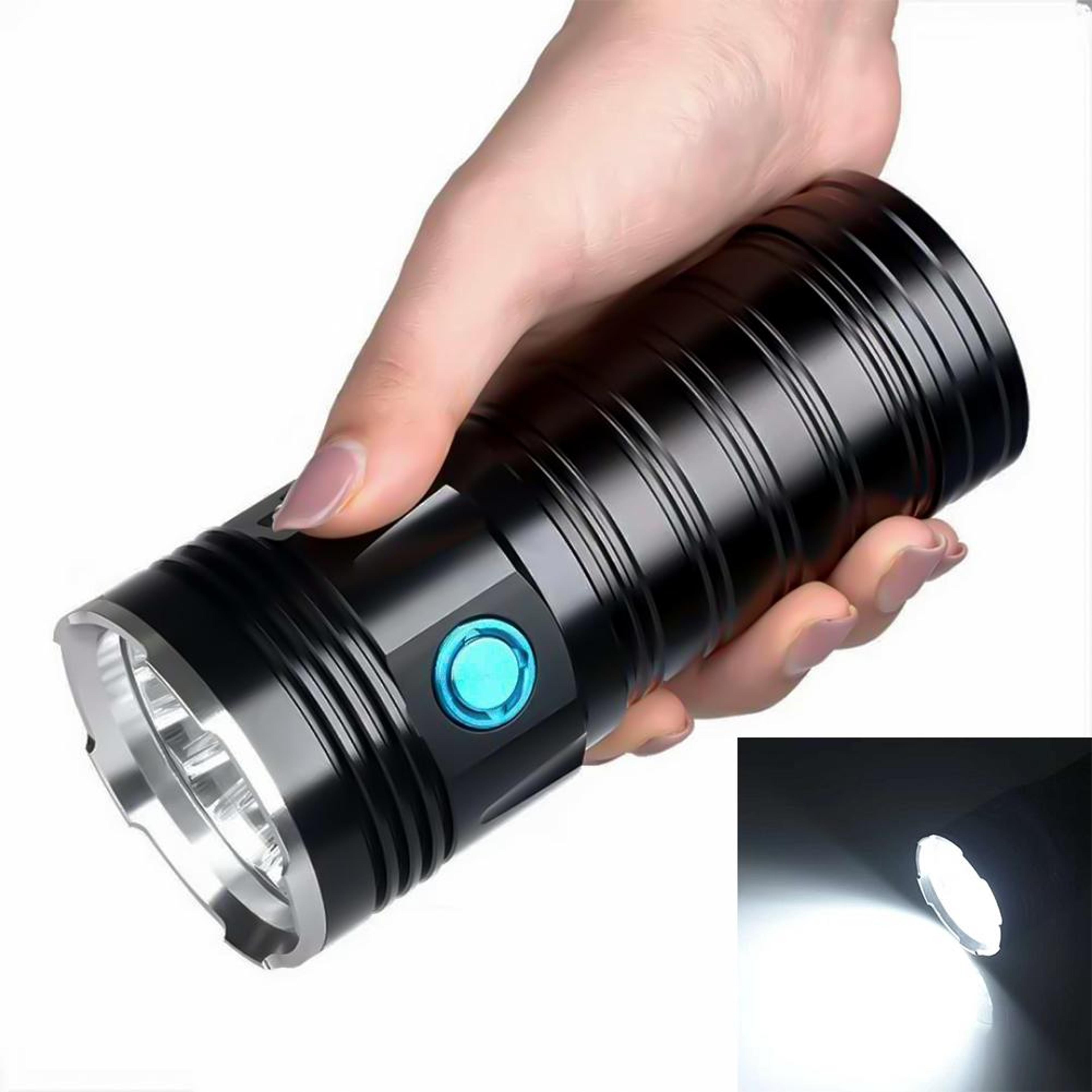 led tactical flashlight without battery 5400lm