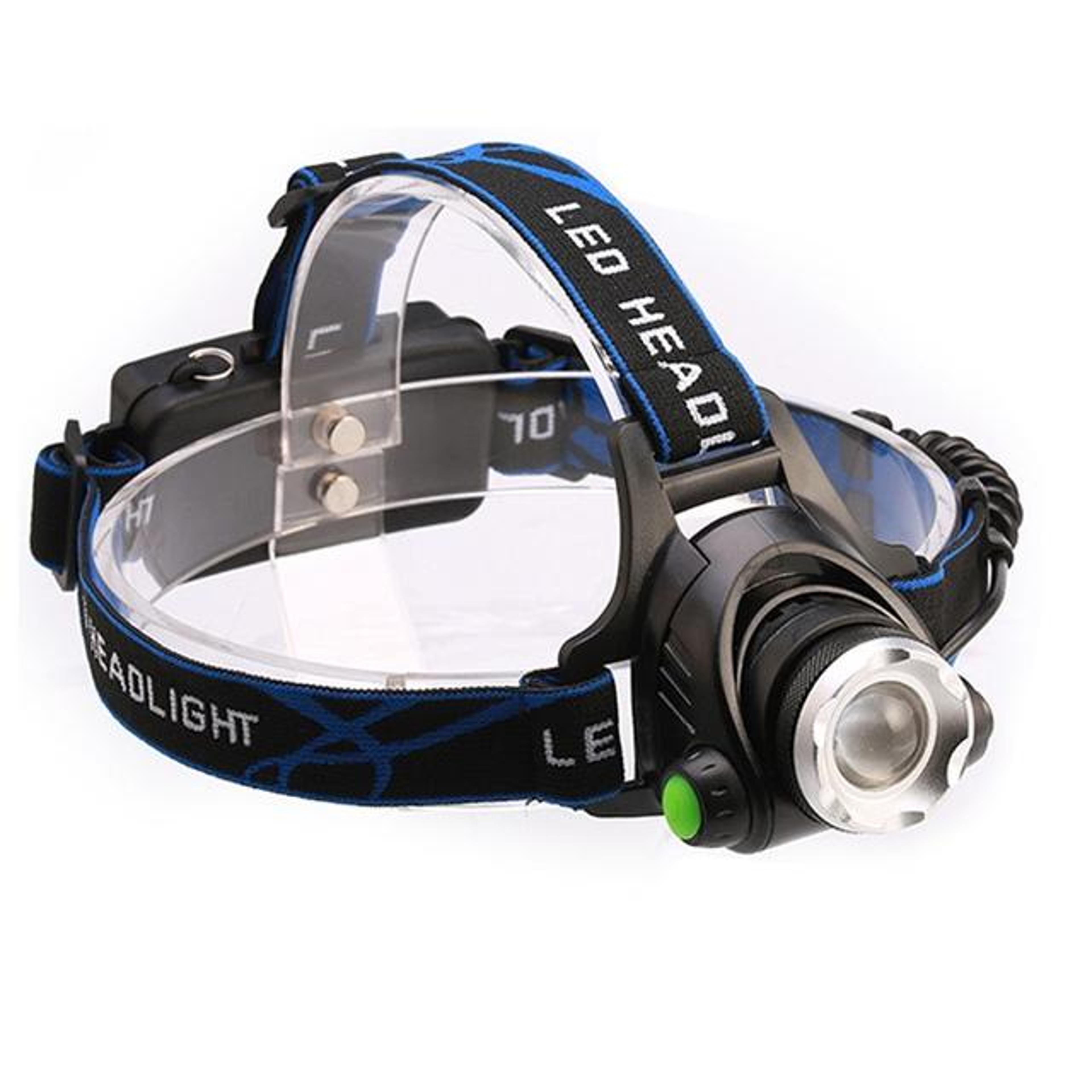zoomable tactical headlamp ultra bright waterproof led flashlight for camping and fishing