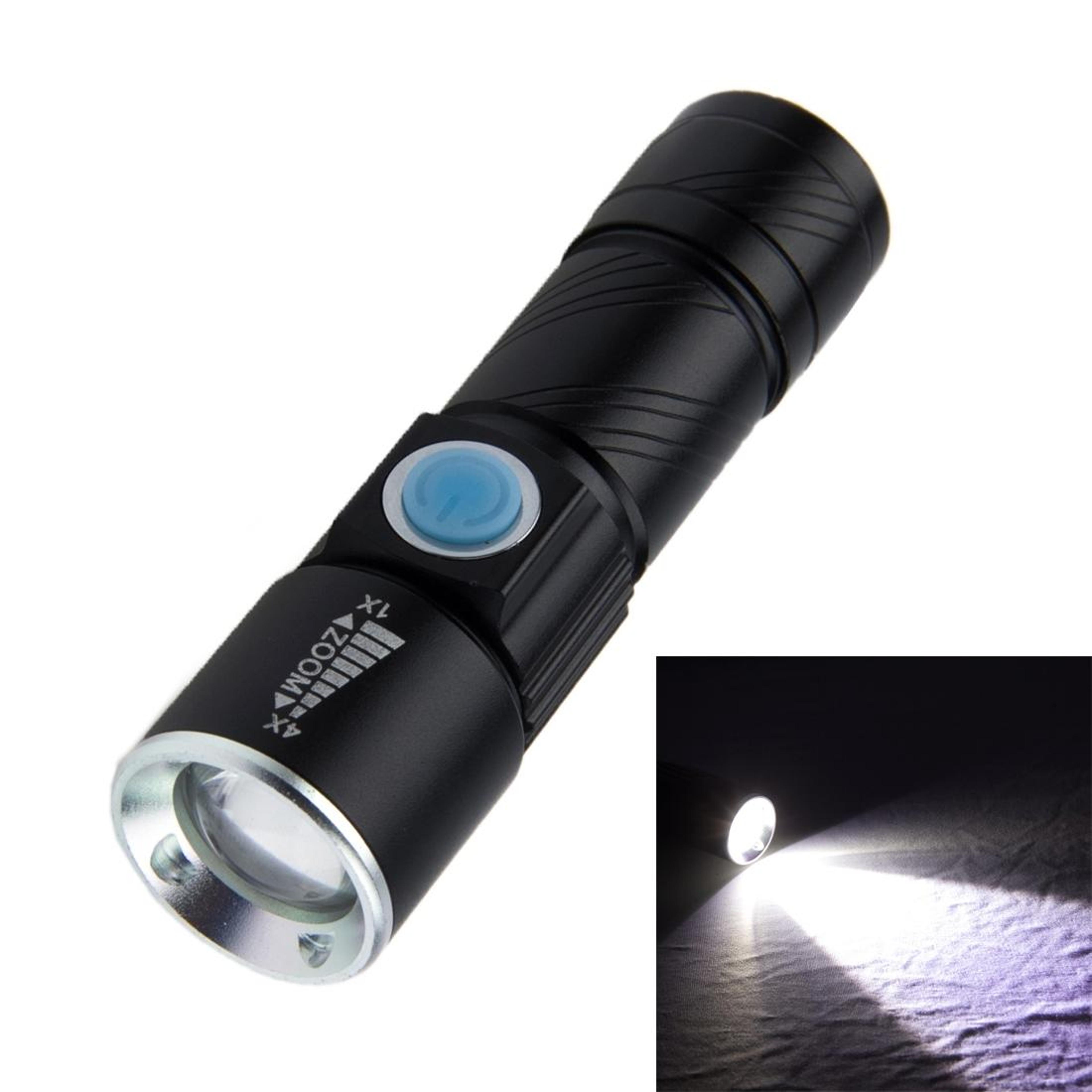 ultra bright led zoom flashlight compact 3 mode q5 led pocket torch with lanyard