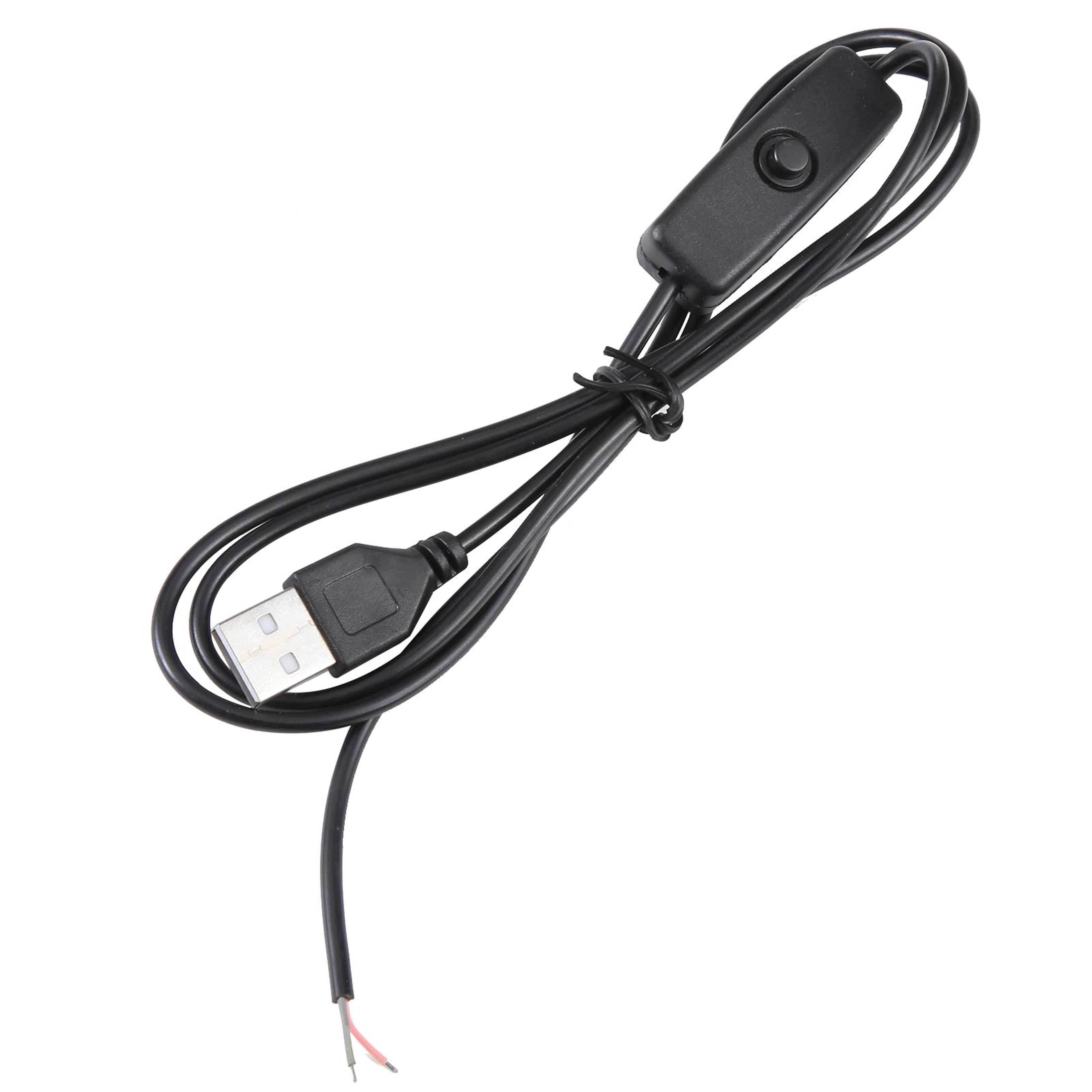 usb dc power cable with inline switch smart control cable