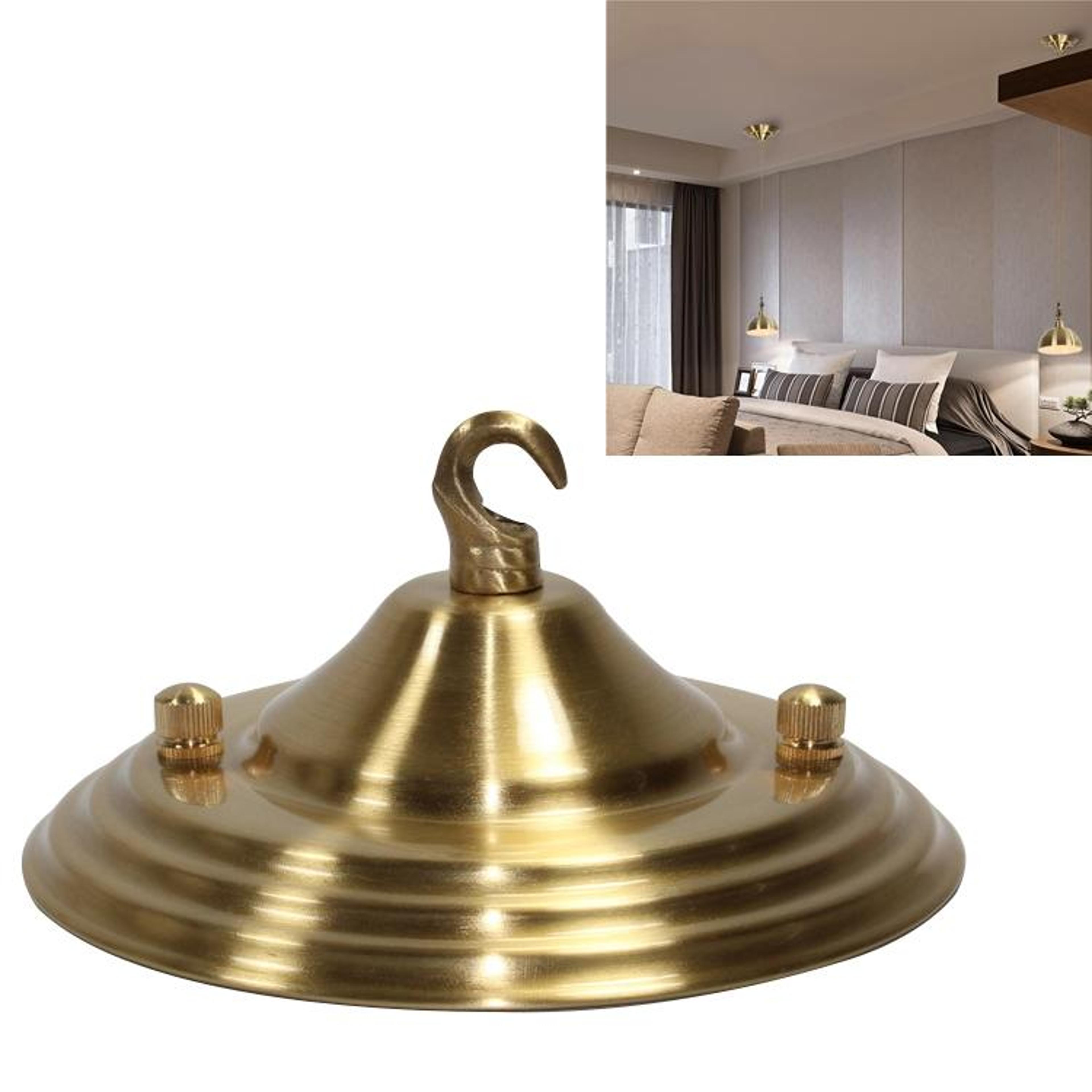 premium copper wall light ceiling mount lighting accessory with chandelier plate