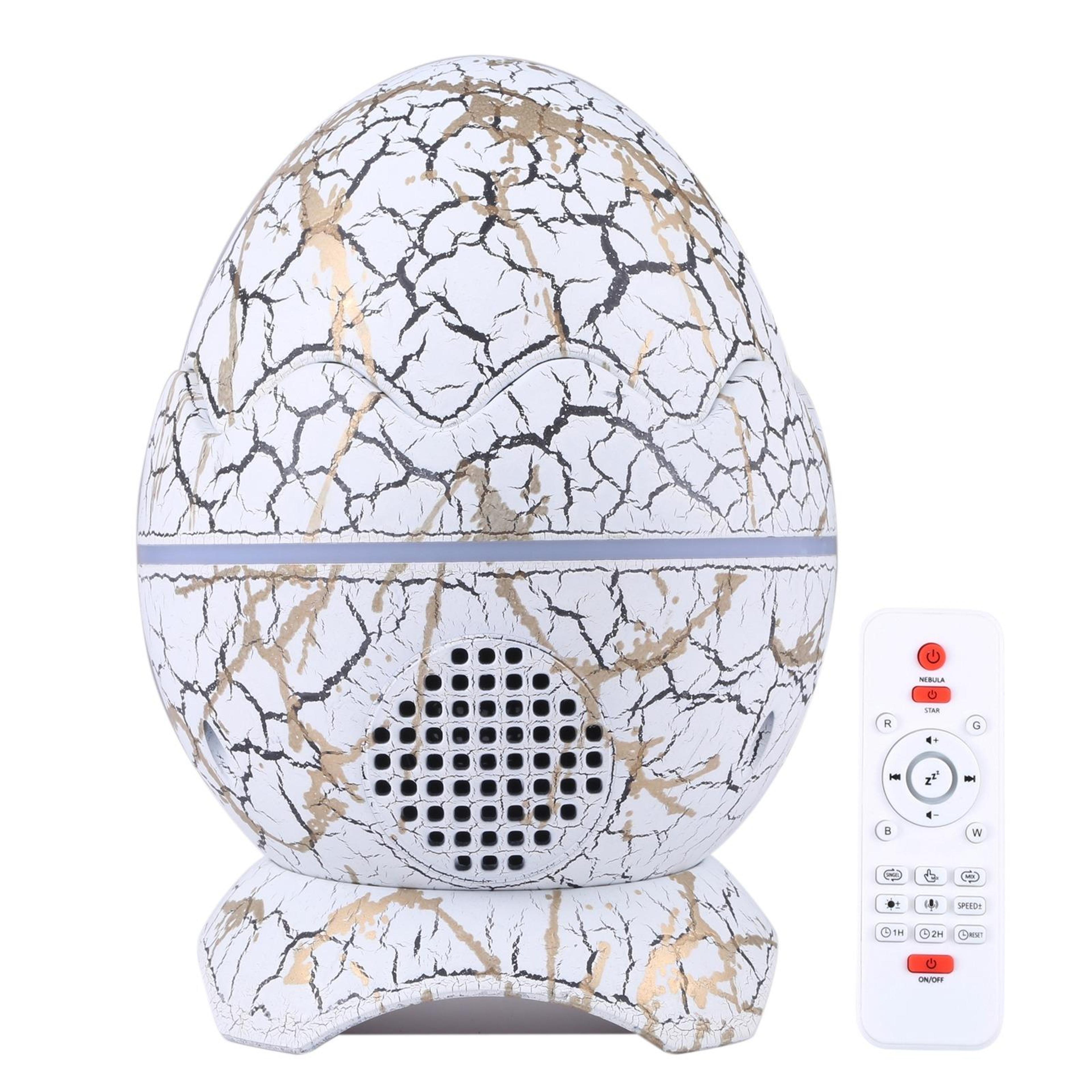 gold star projector night light with music, remote control and colorful room ambience