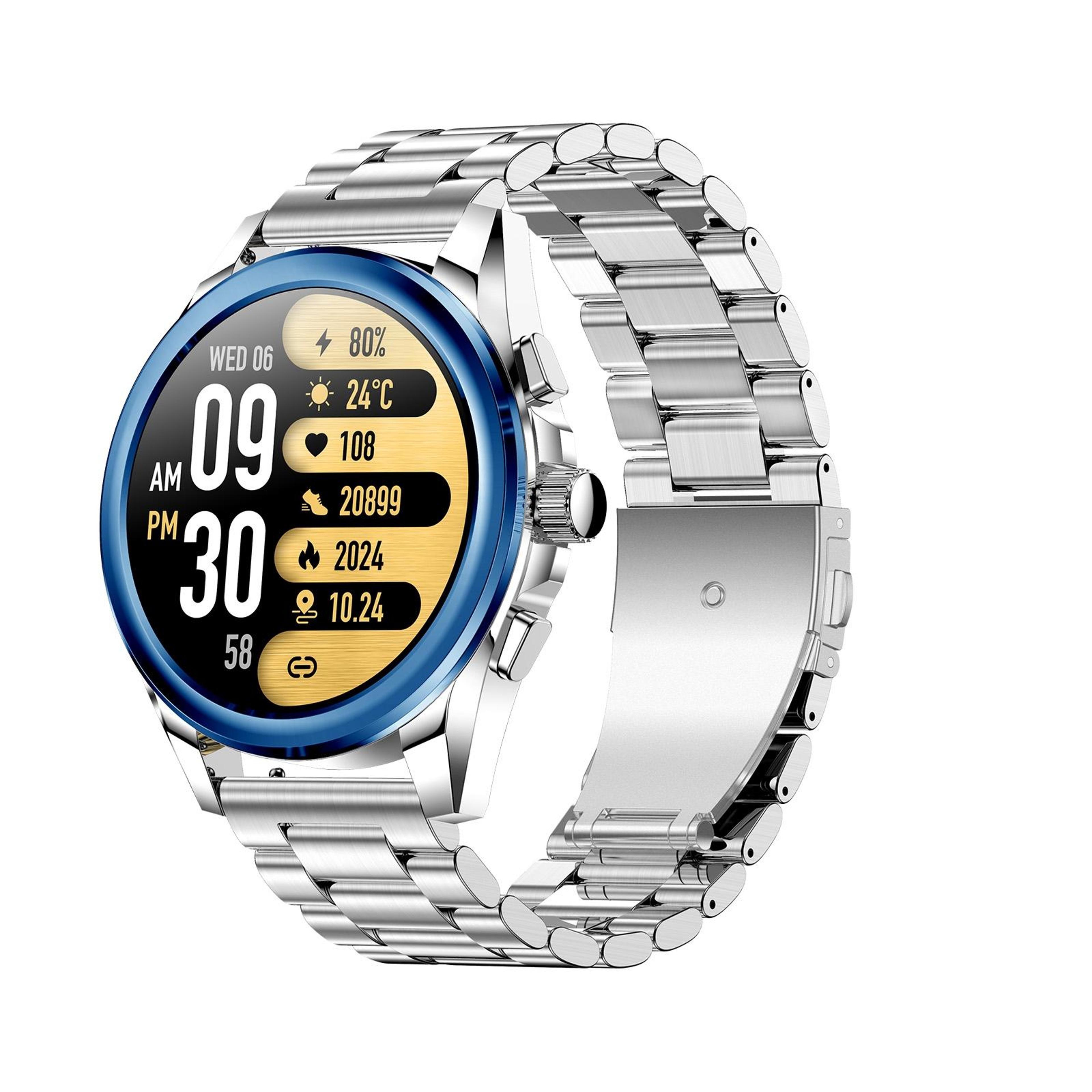 waterproof smart watch with sleep & activity tracking