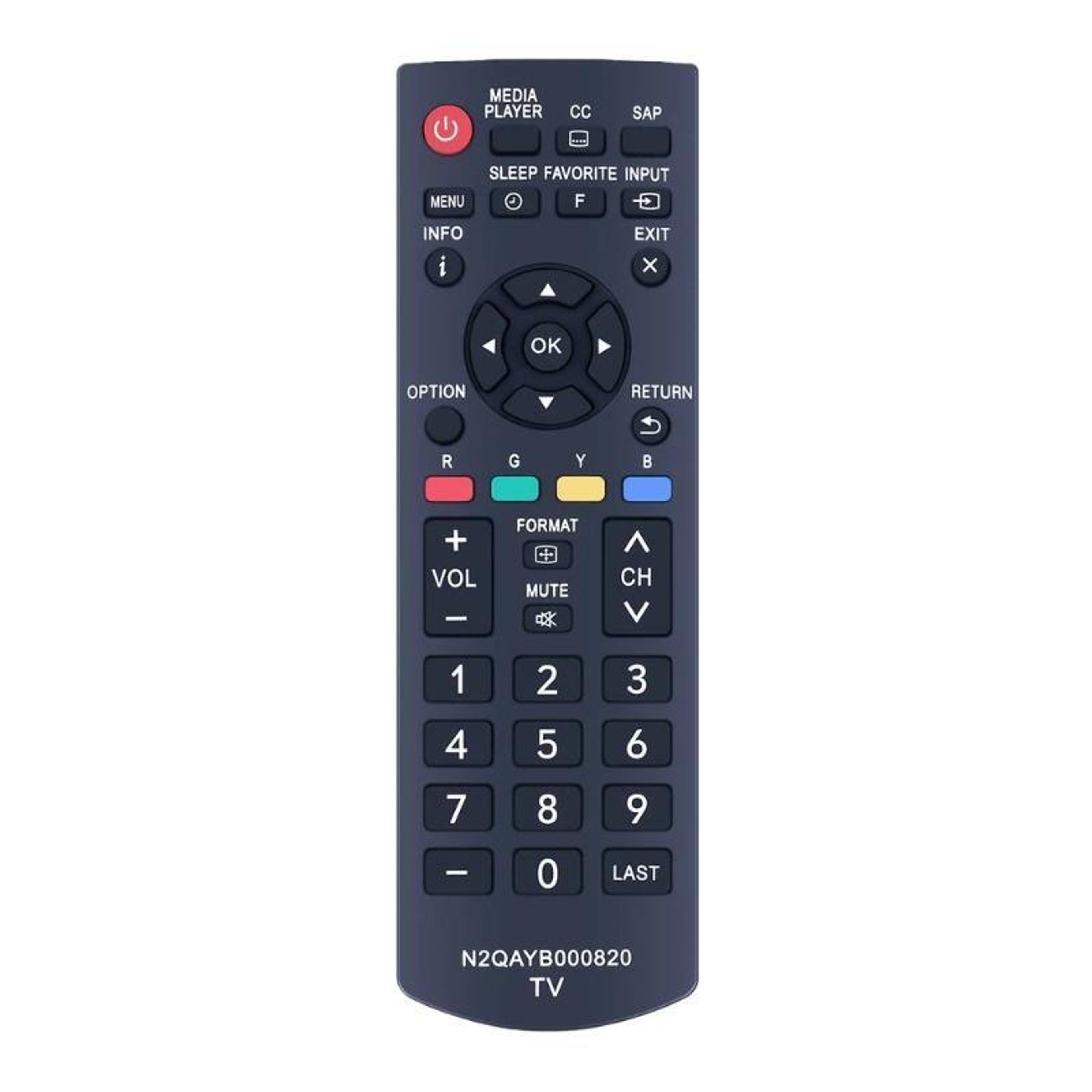 panasonic tv remote control replacement for viera led lcd plasma tvs