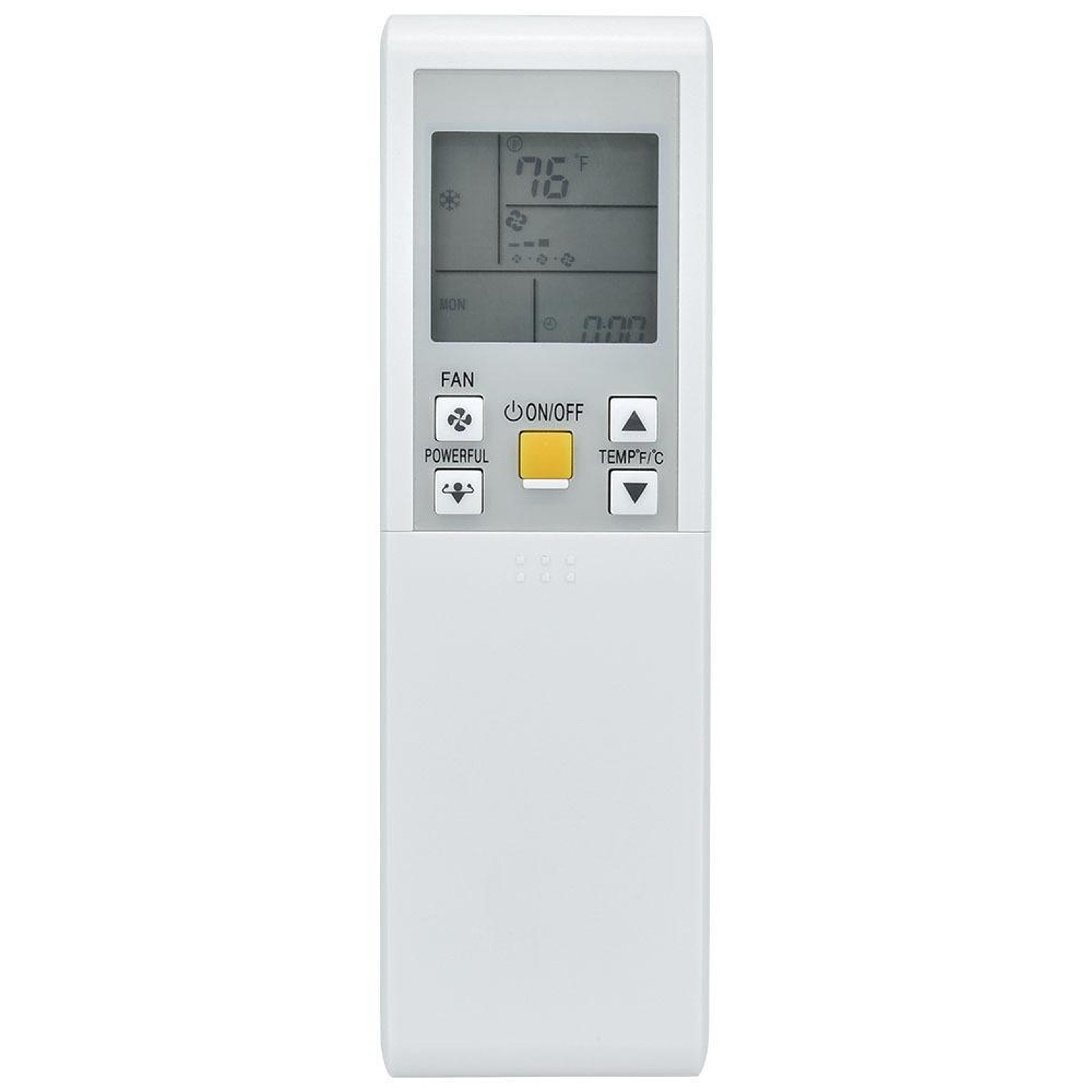 ac remote control replacement with full key slide cover