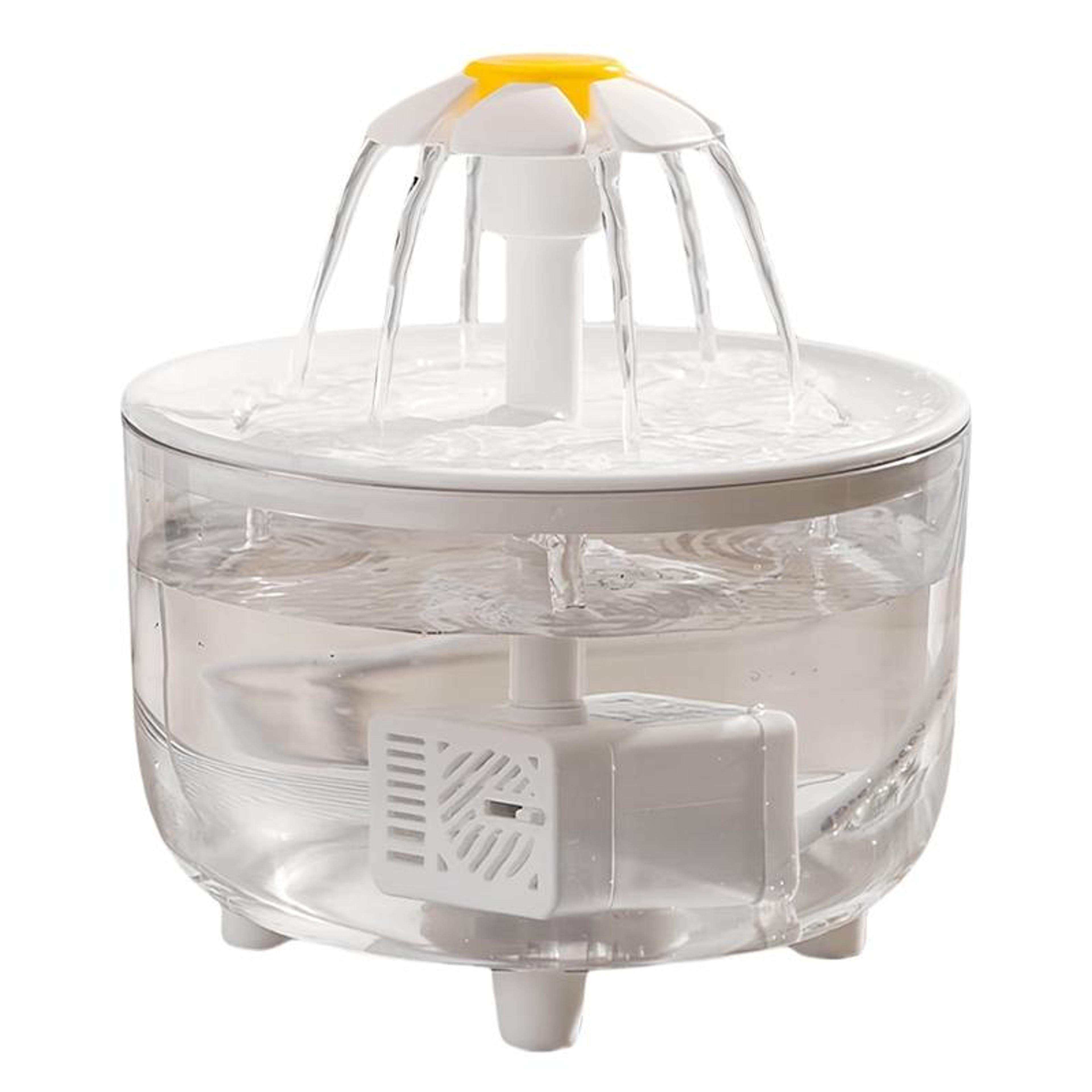 premium automatic pet water dispenser with circulating filtered flow