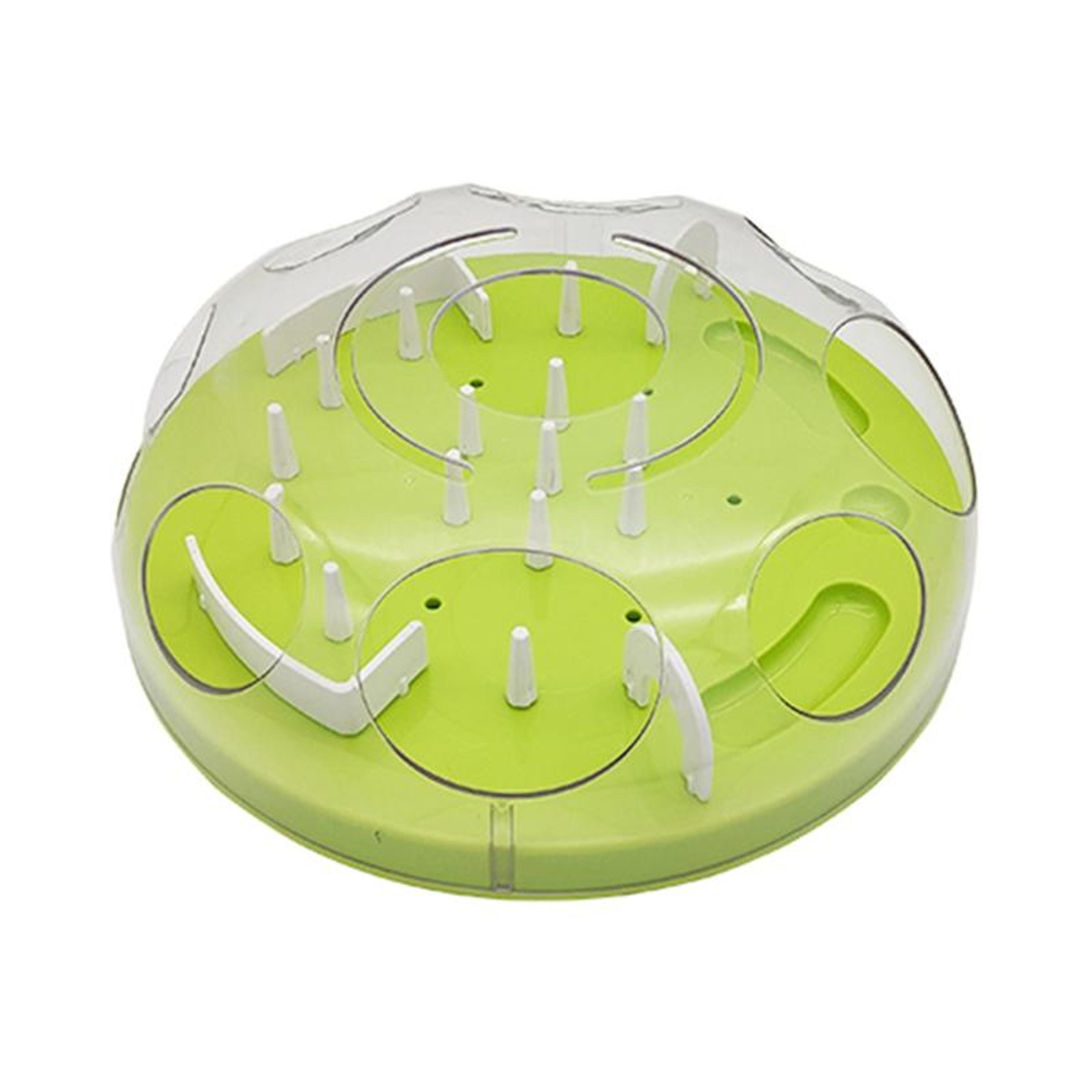 smartpaws interactive cat puzzle feeder maze slow feeder toy for mental stimulation & healthy eating