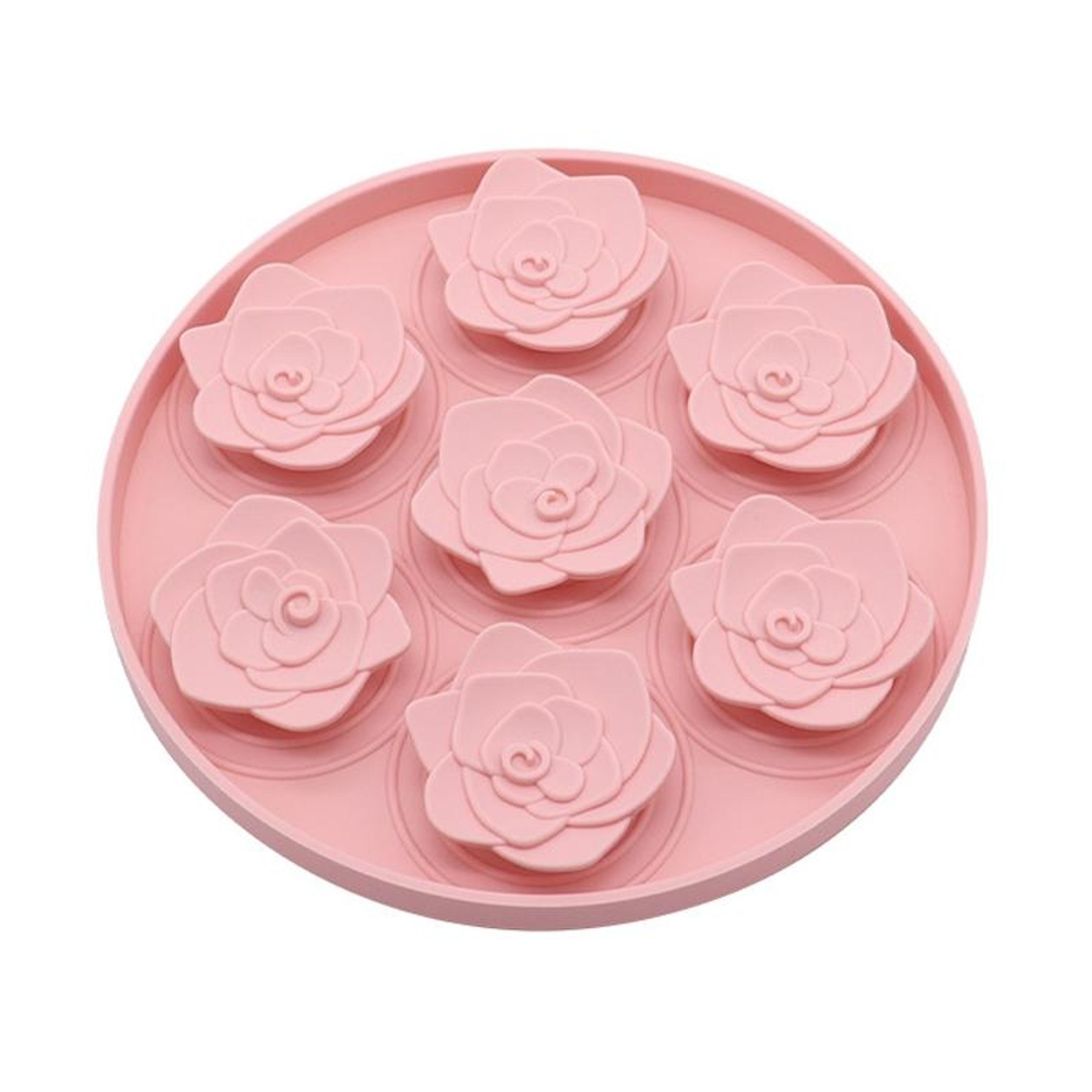 premium rose shaped silicone pet lick pad slow feeder mat for dogs