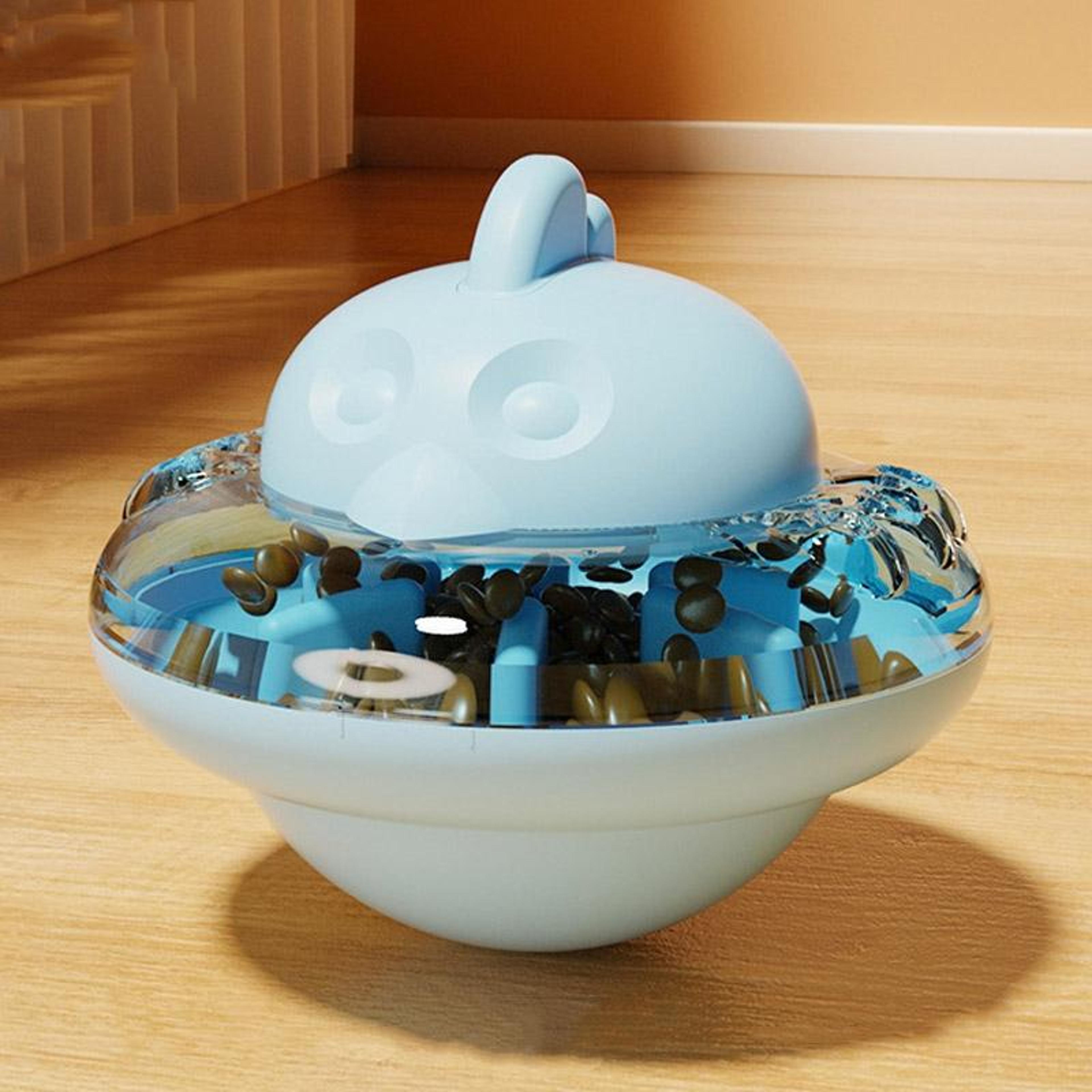 chick fun treat dispensing flying saucer dog & cat toy