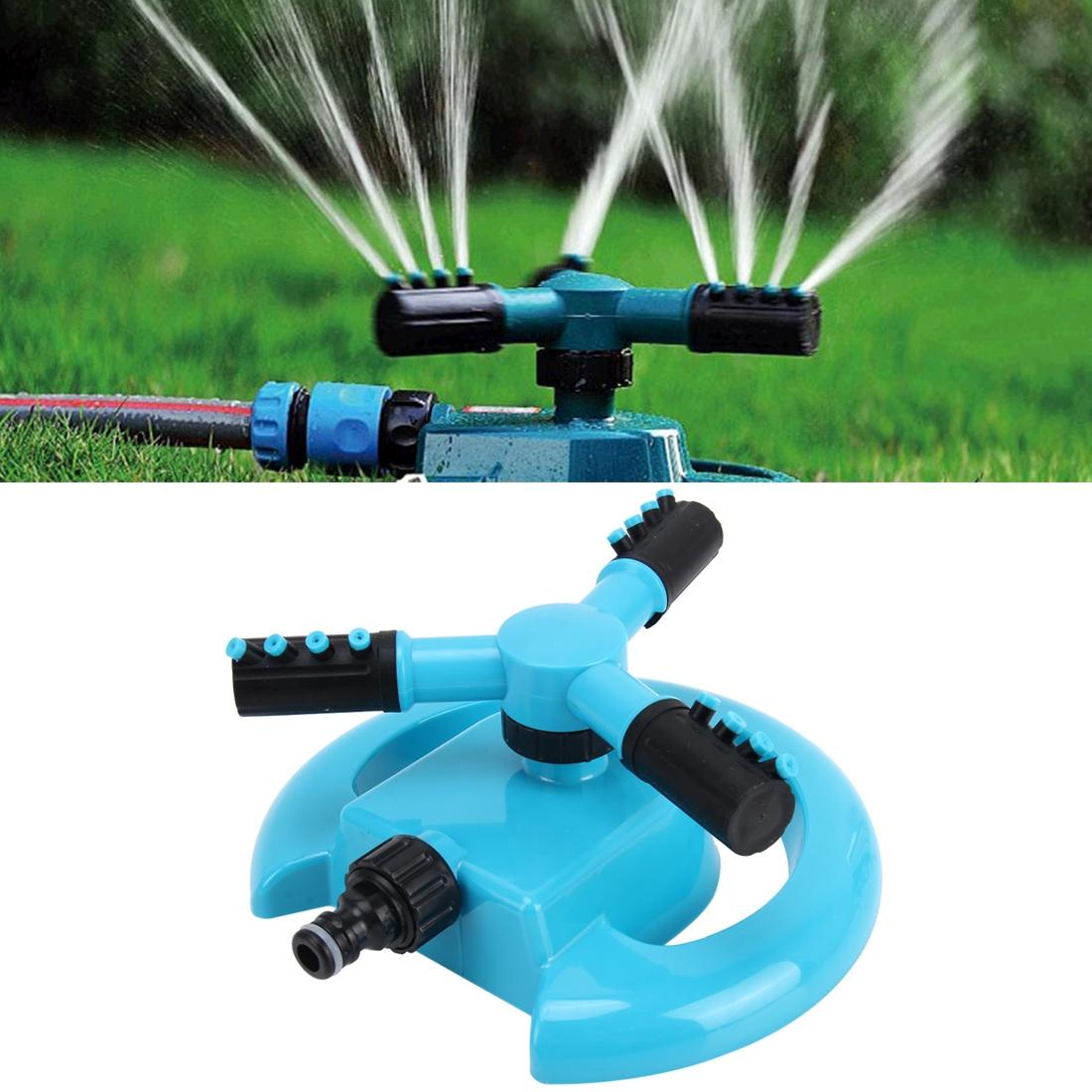 rotating garden sprinkler nozzle for lawn & yard irrigation