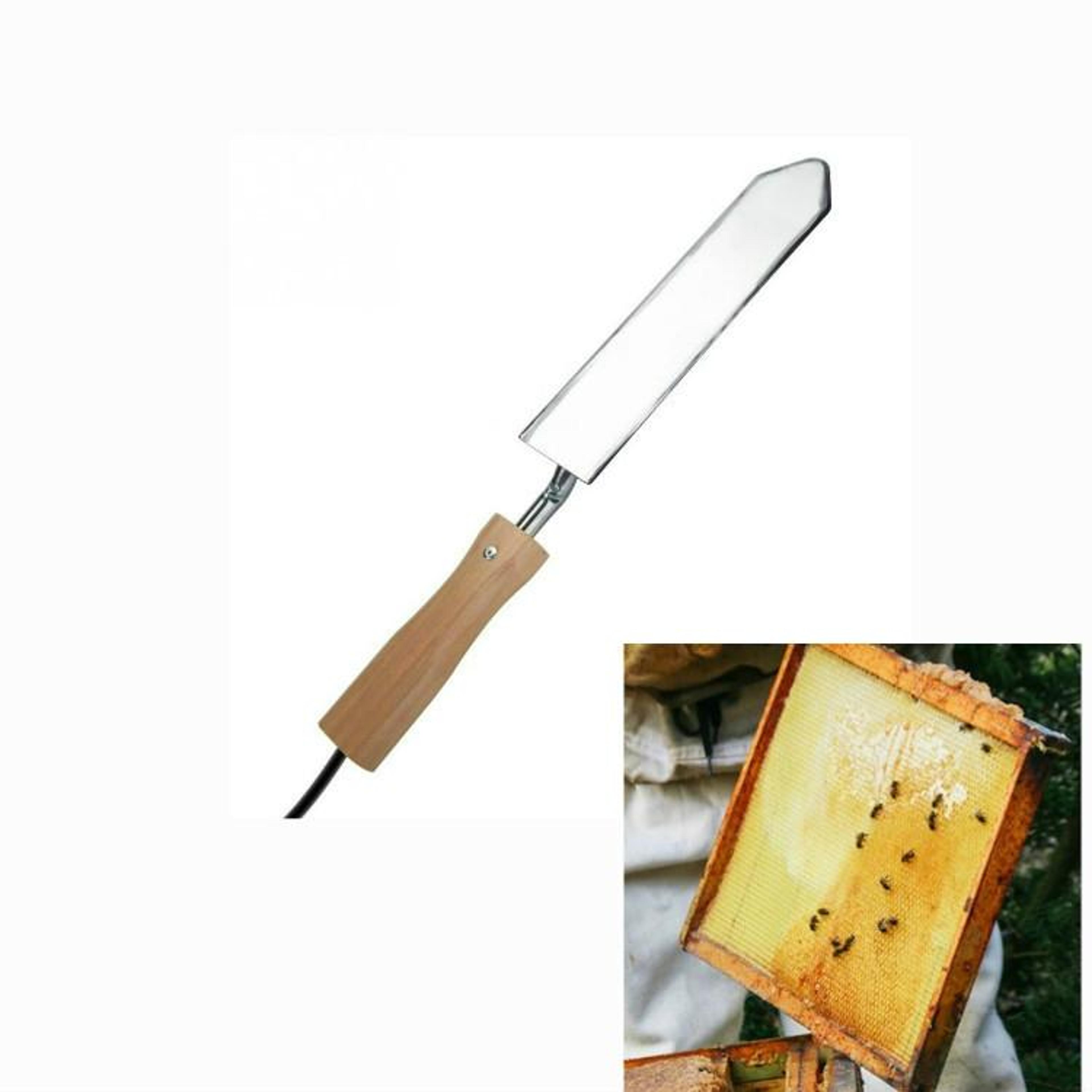 precision electric honey knife stainless steel electric uncapping knife for efficient honey harvesting tools & beekeep