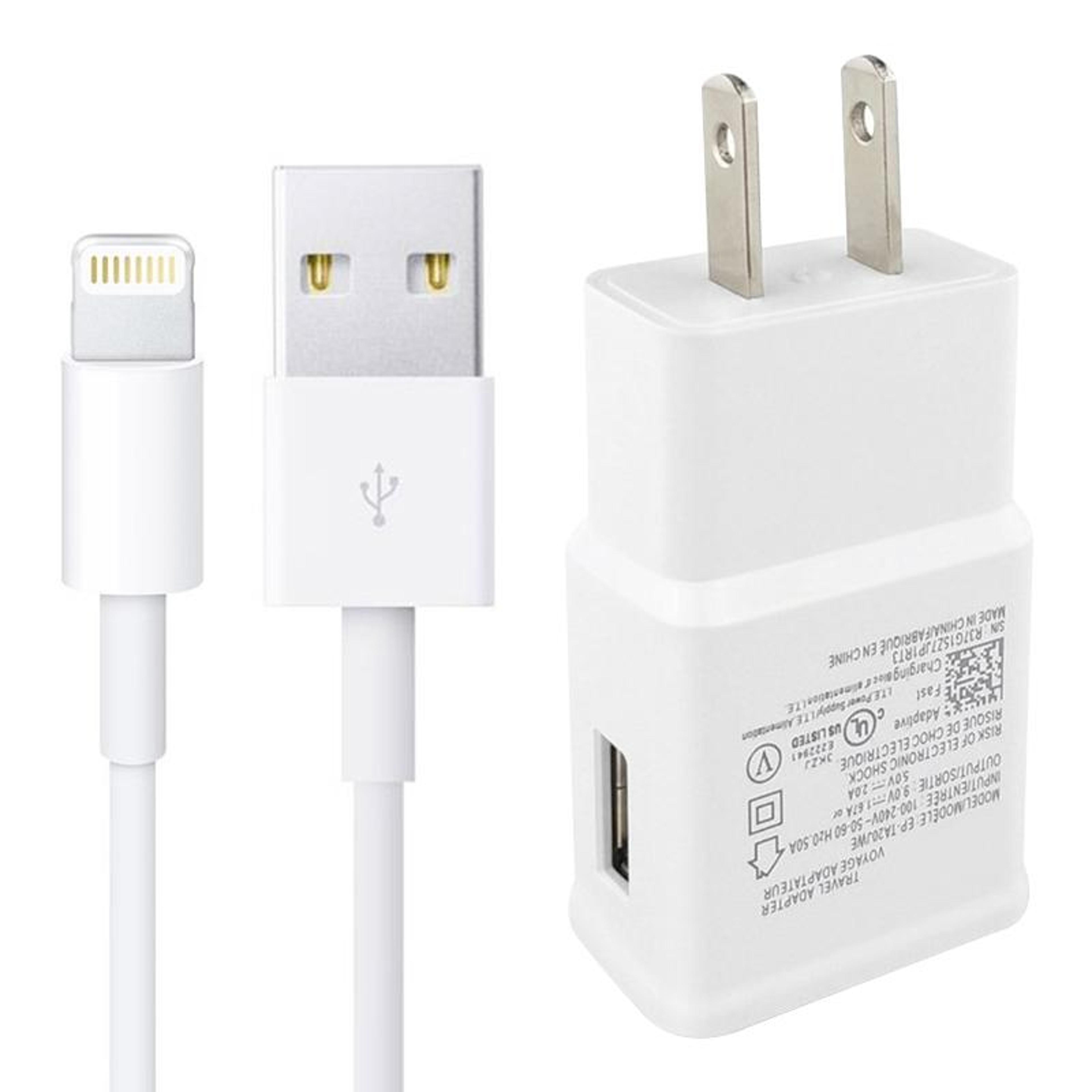 all in one travel wall charger with sync cable fast 5v/2a usb charger