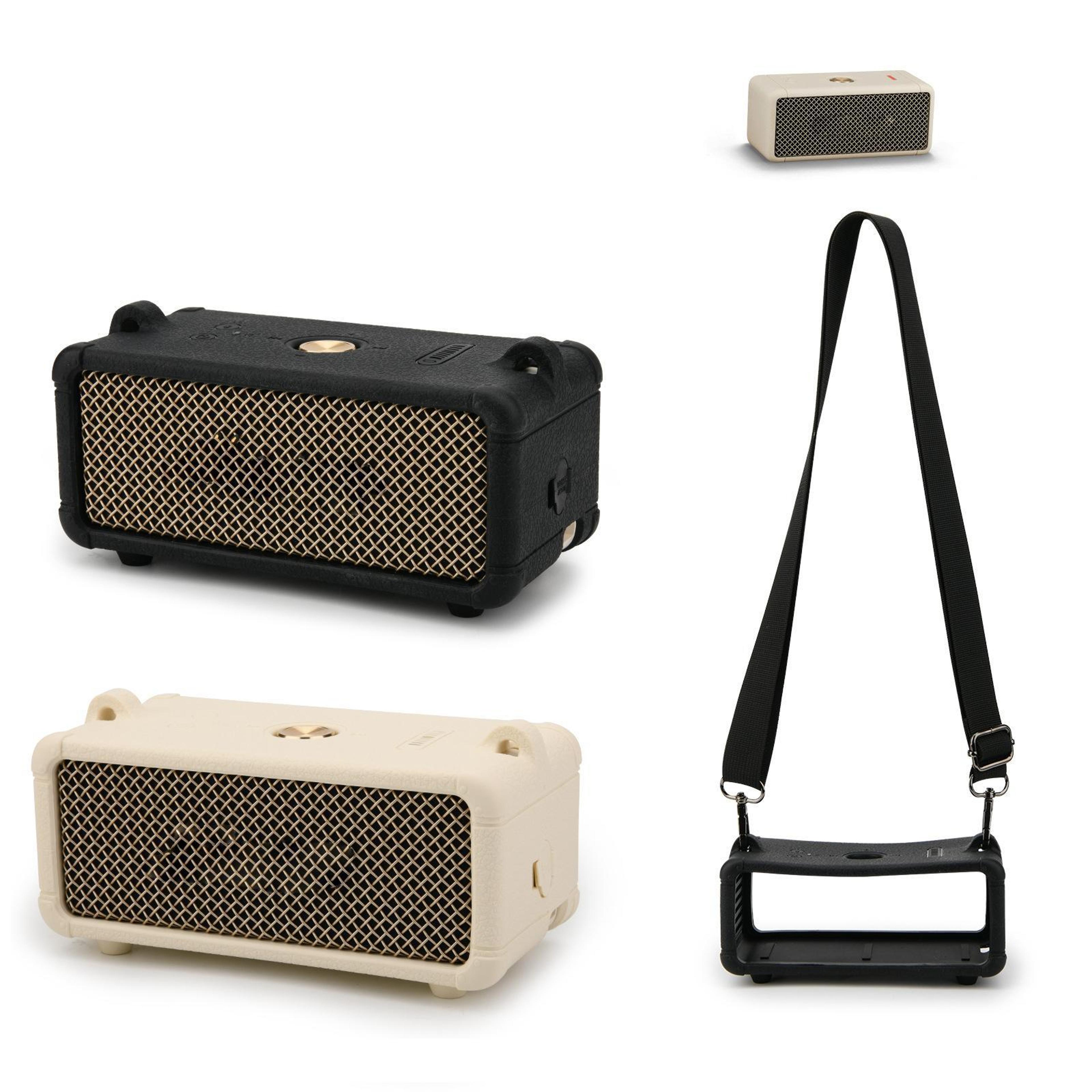 marshall emberton silicone speaker protective case with adjustable carrying strap