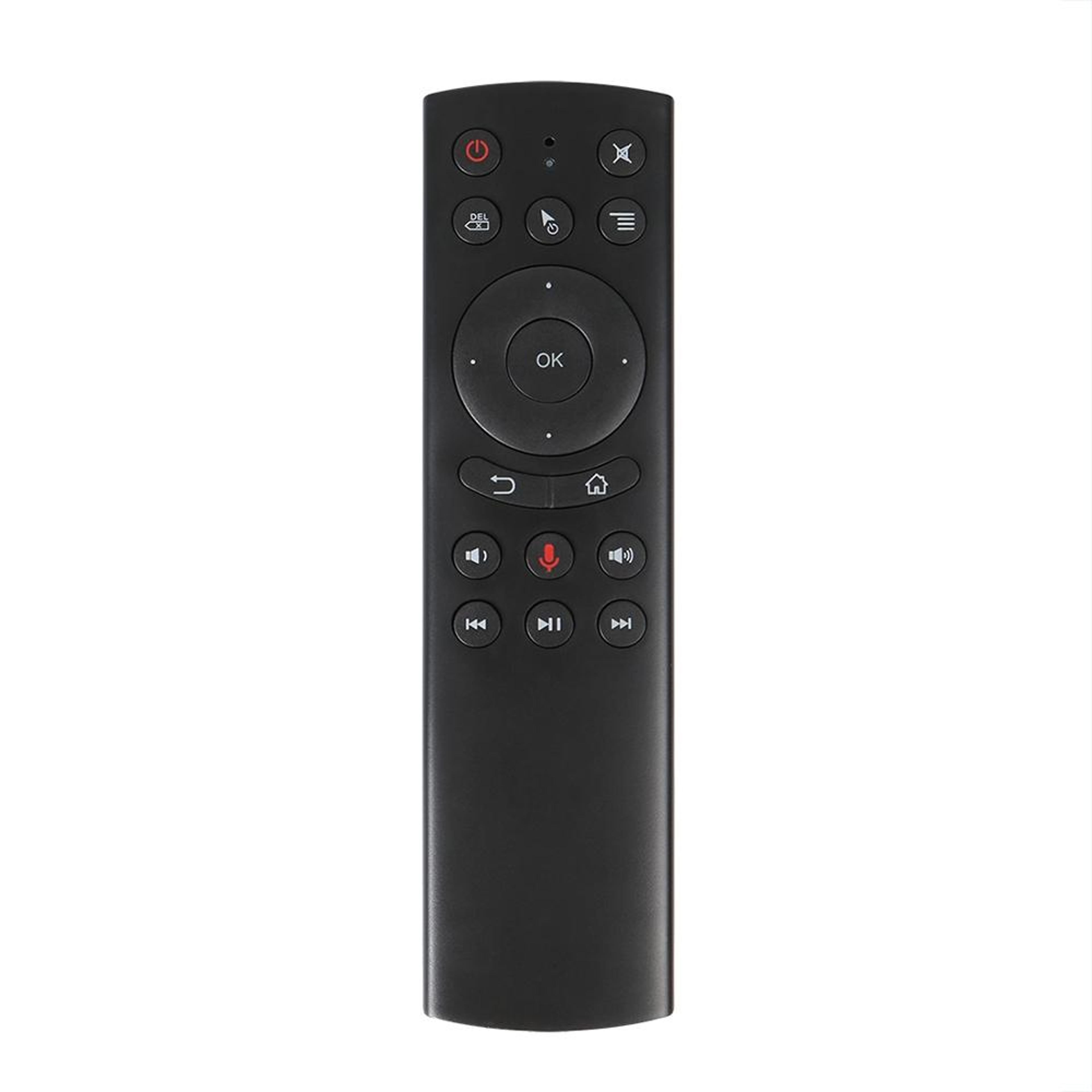 wireless voice air mouse remote with 6-axis gyroscope for android tv box, pc & projector