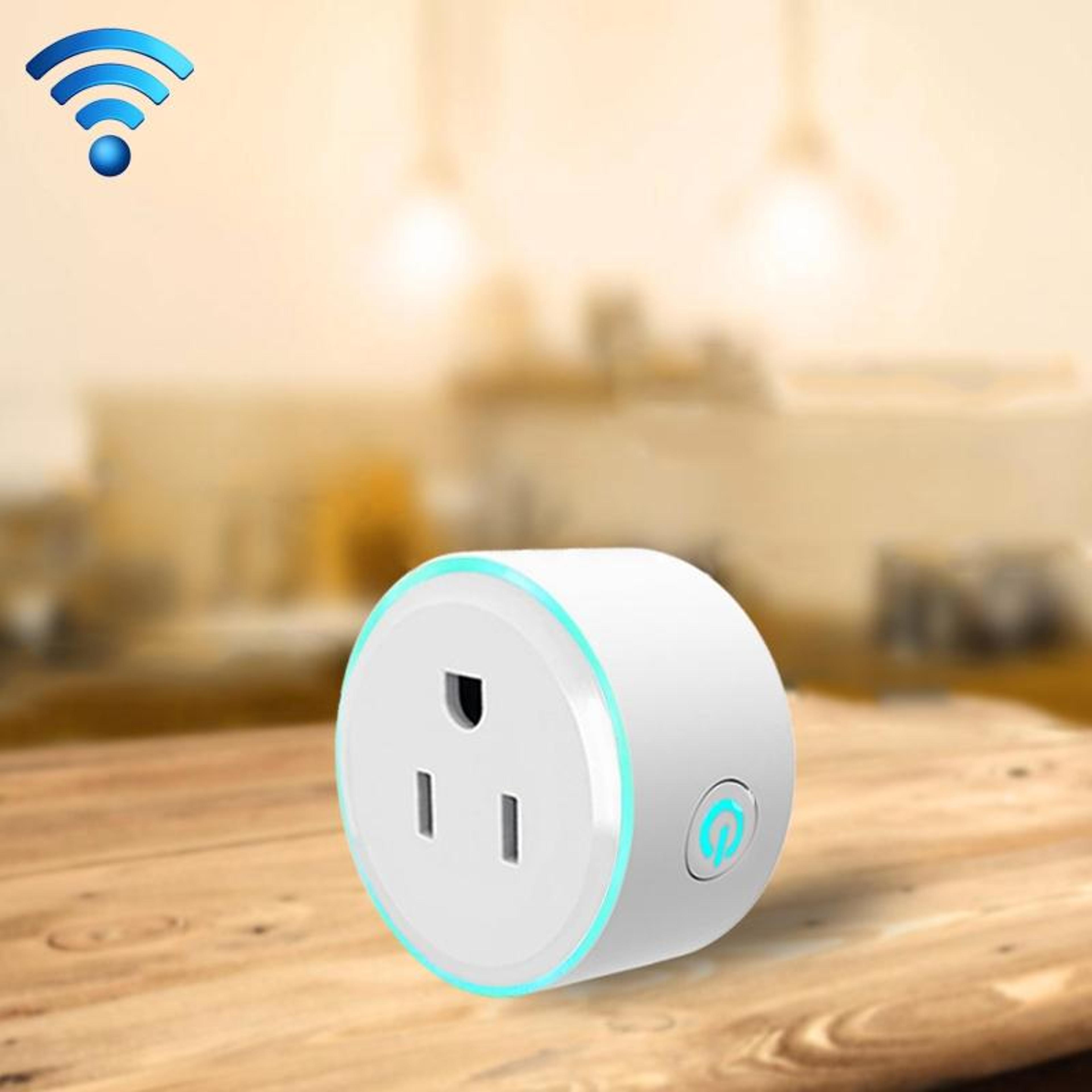 smart wifi plug with alexa & google home control, timer scheduling & remote app access