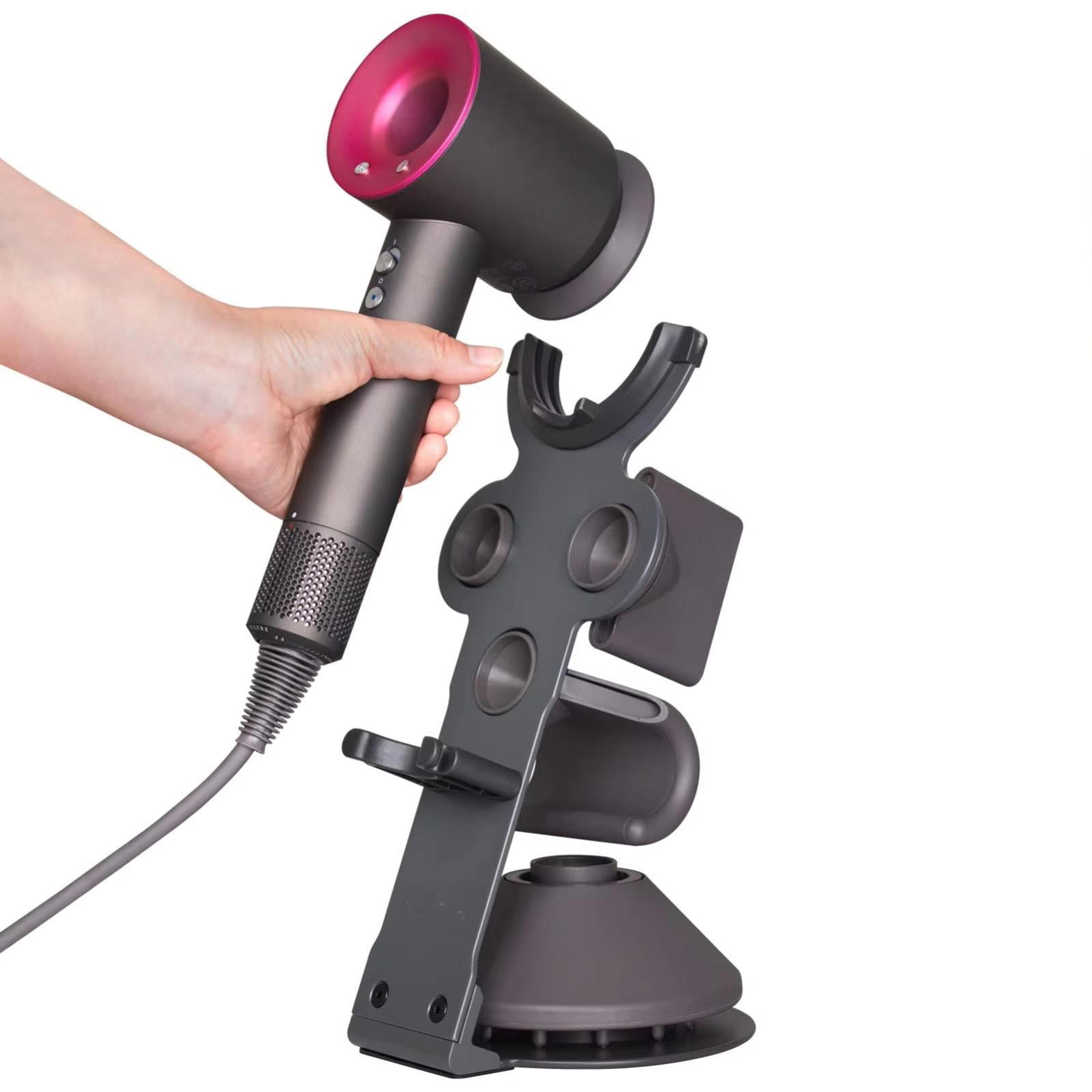 hair dryer stand with cable organizer desktop holder for dyson supersonic