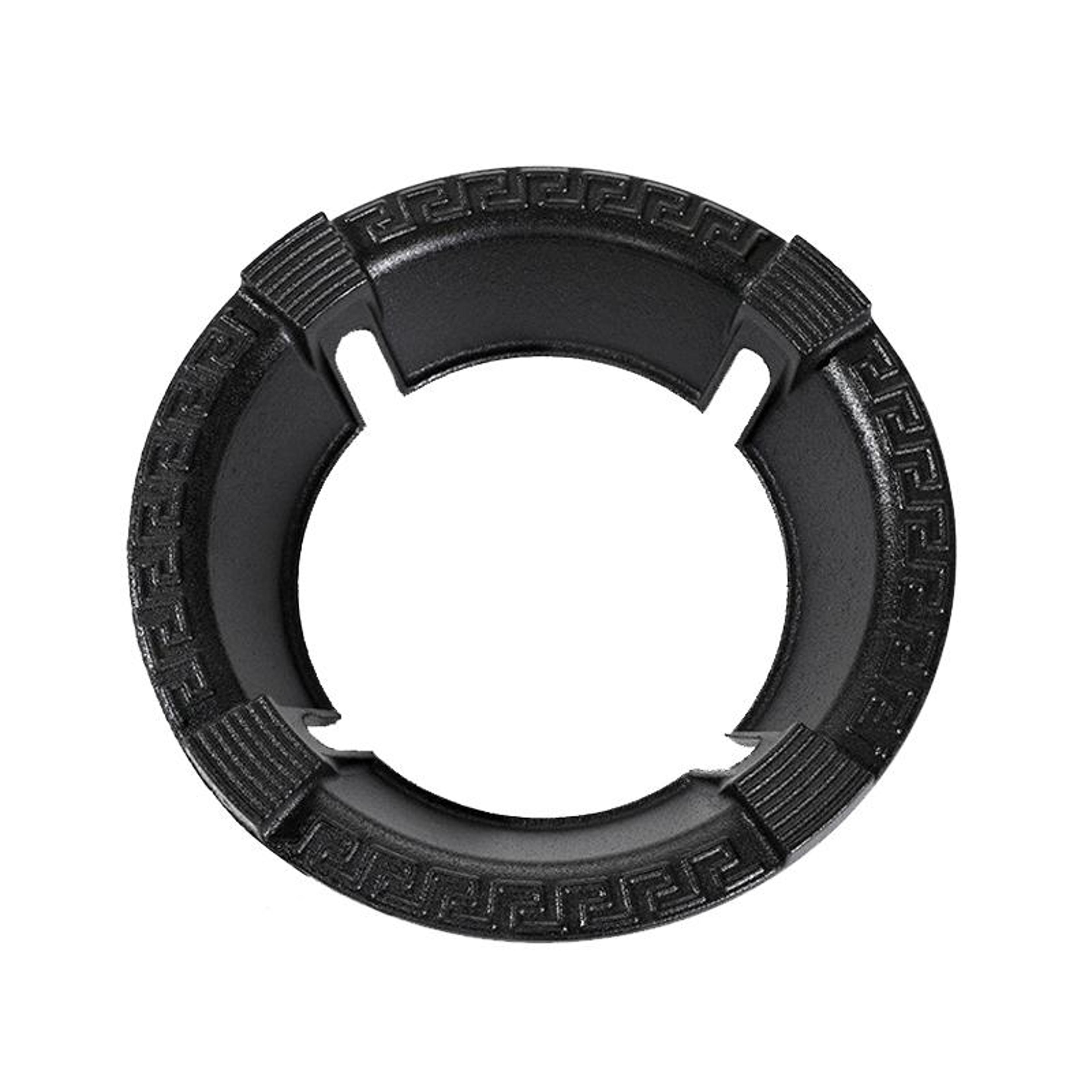 flamesaver cast iron gas stove wind guard & energy saving pot support ring