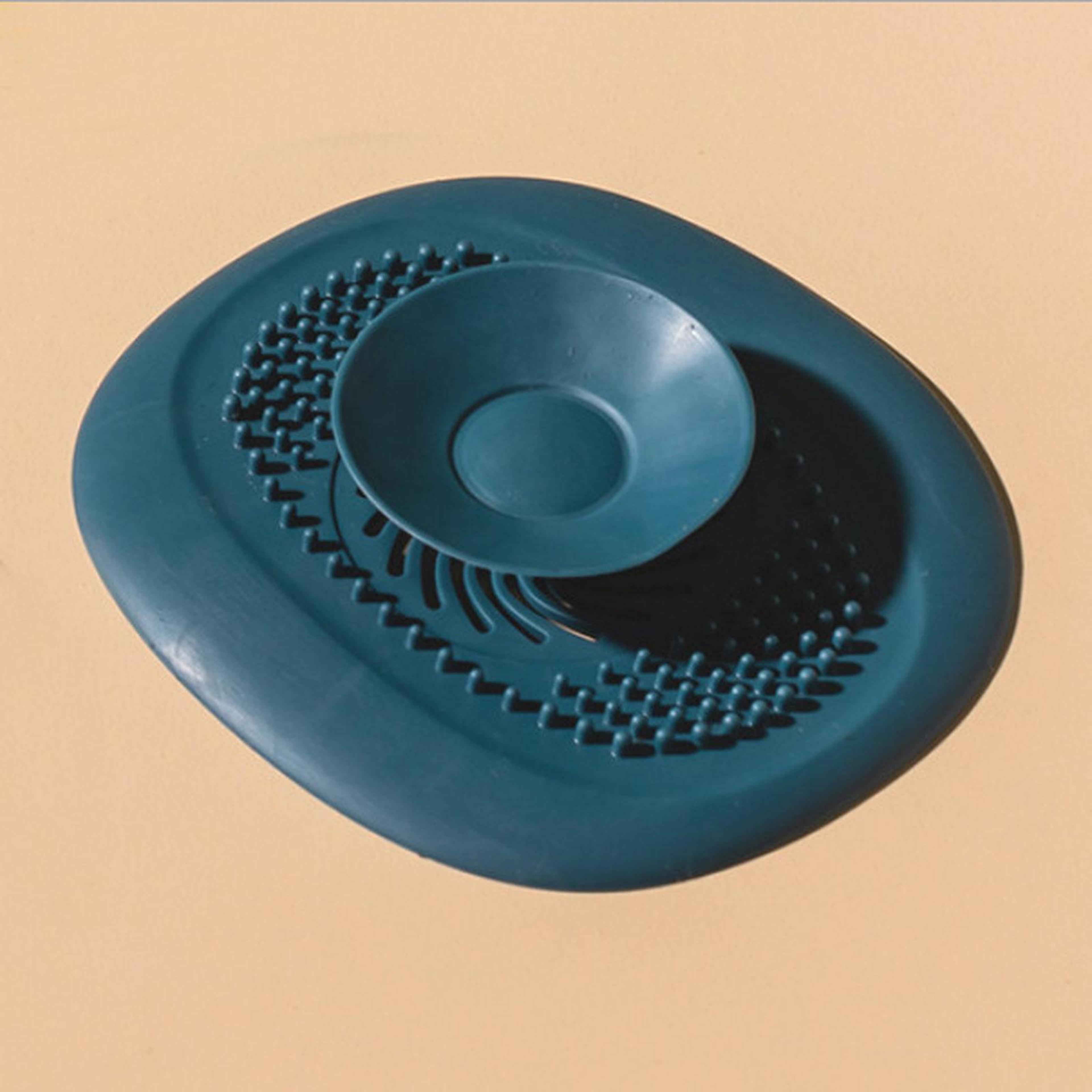 push button sink drain strainer & hair catcher cover for kitchen and bathroom sinks
