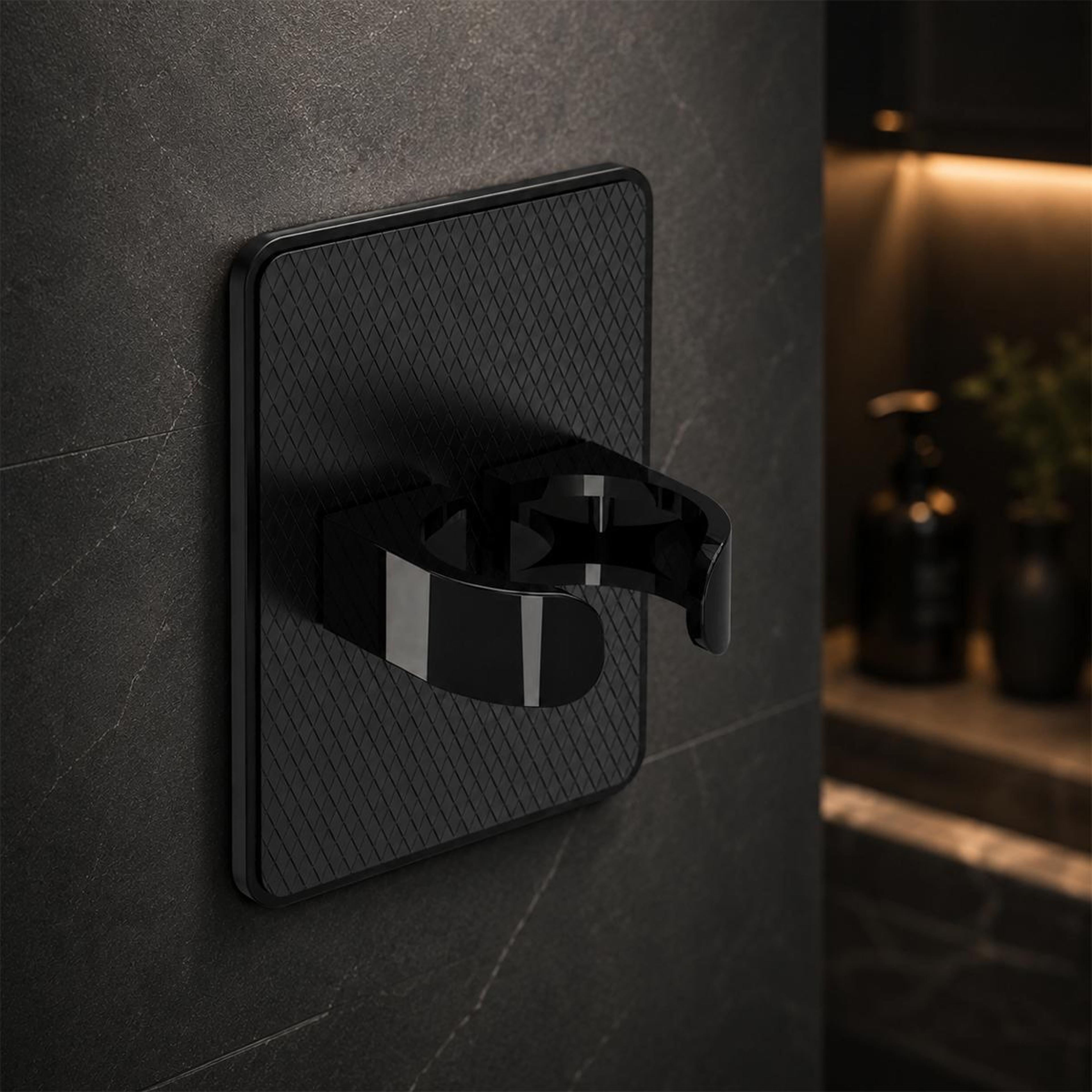 spacesaver no drill comb holder wall mounted bathroom organizer rack
