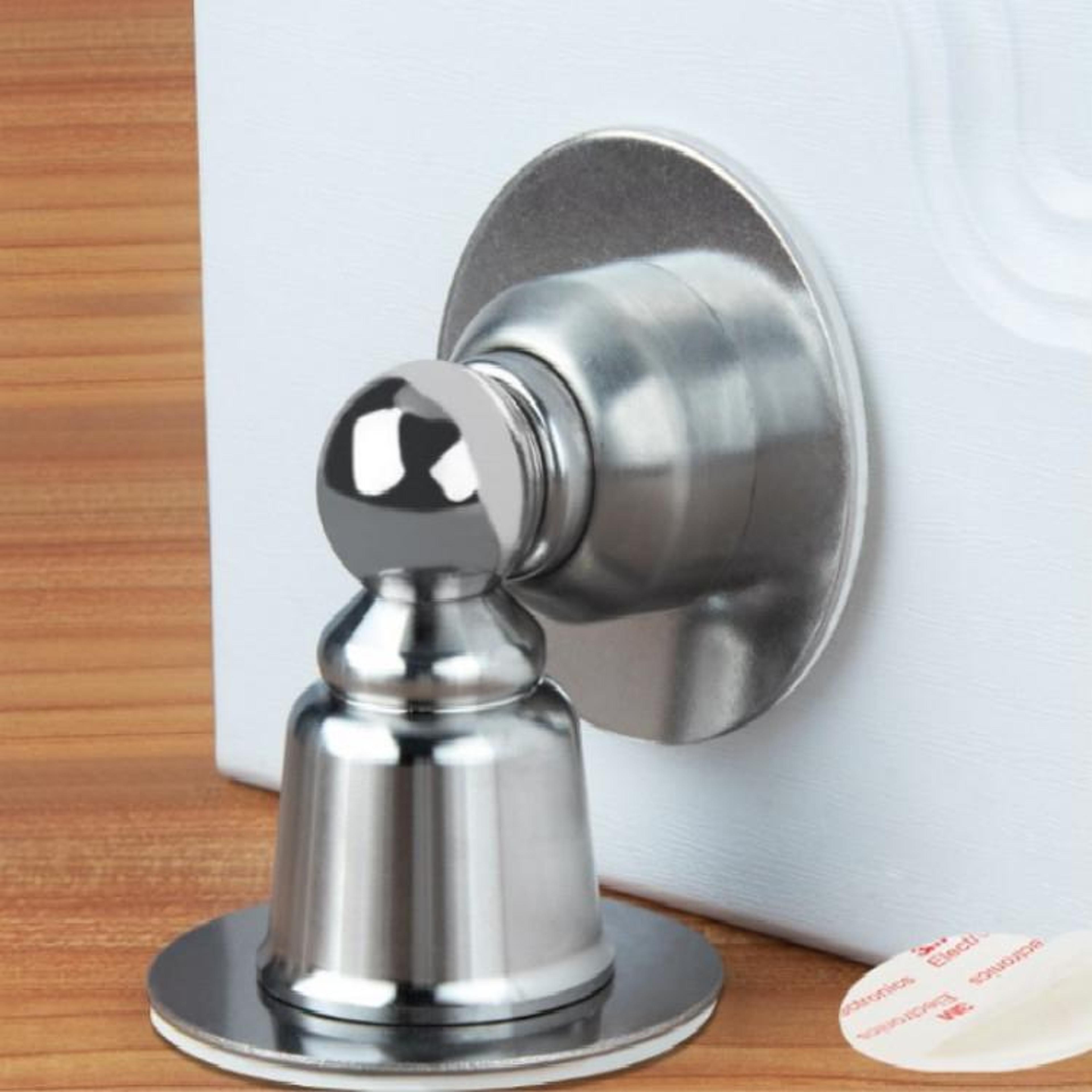 magnahold stainless steel magnetic door stop heavy duty wall & floor mounted door holder