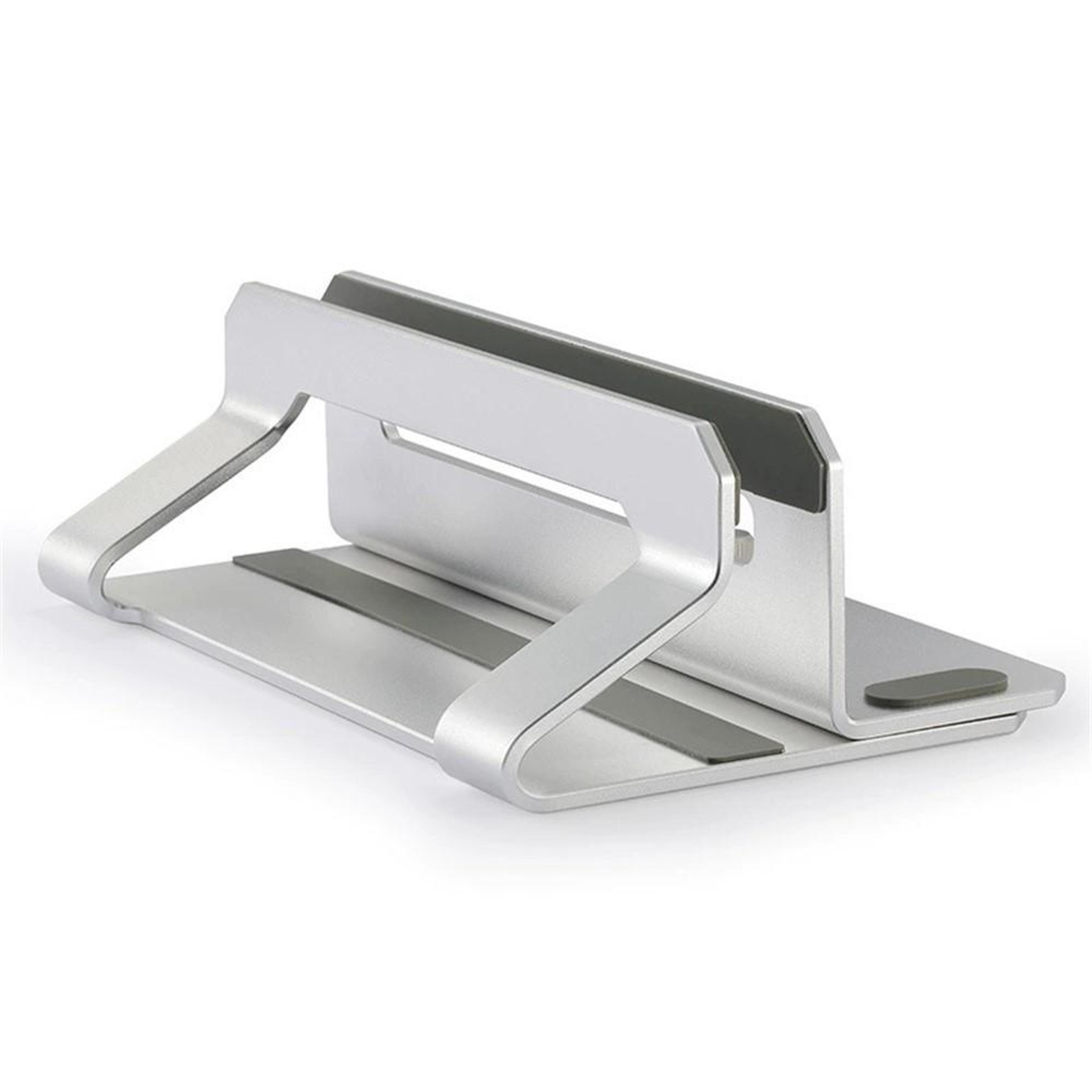 adjustable vertical laptop stand for up to 17.3" laptops & desk organization