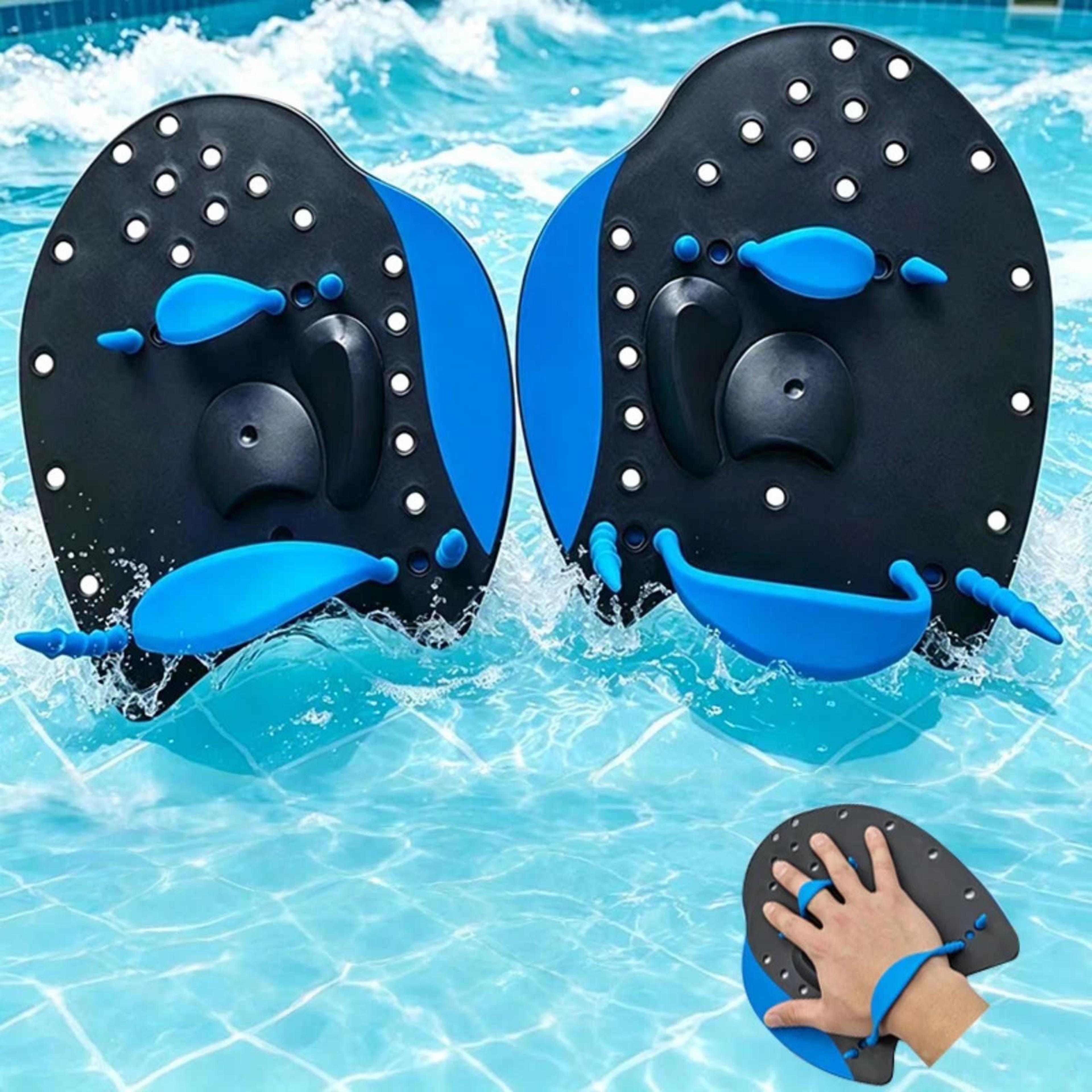short blade swim training fins for speed, technique & kick power