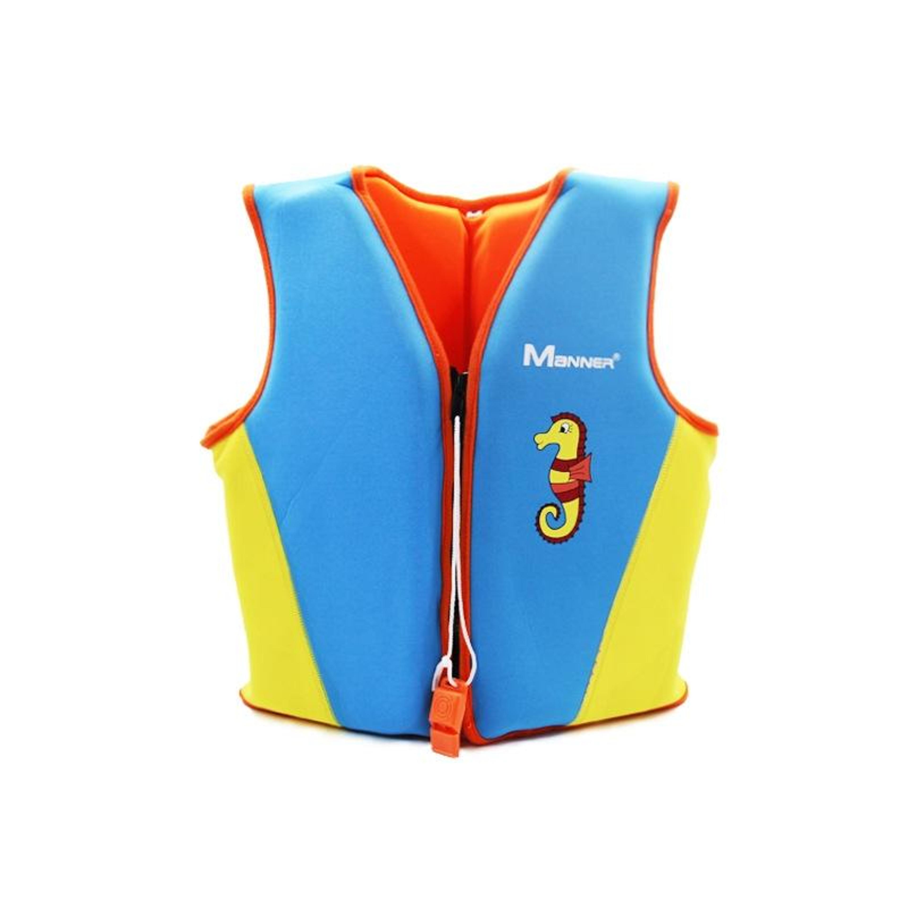 manner kids swim trainer vest neoprene kids life jacket with foam buoyancy support