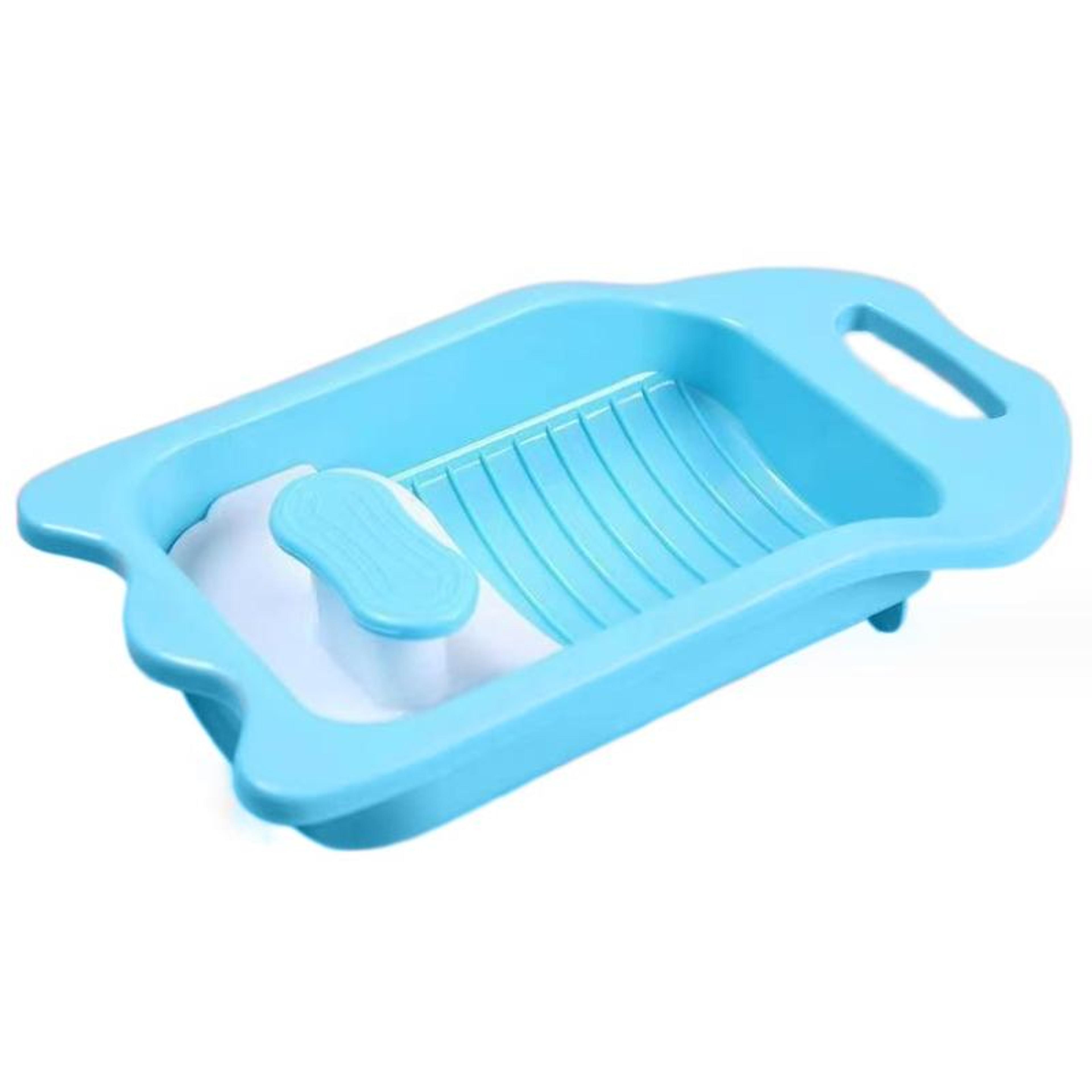 portable laundry washboard for socks & underwear compact hand washing board with soap handle