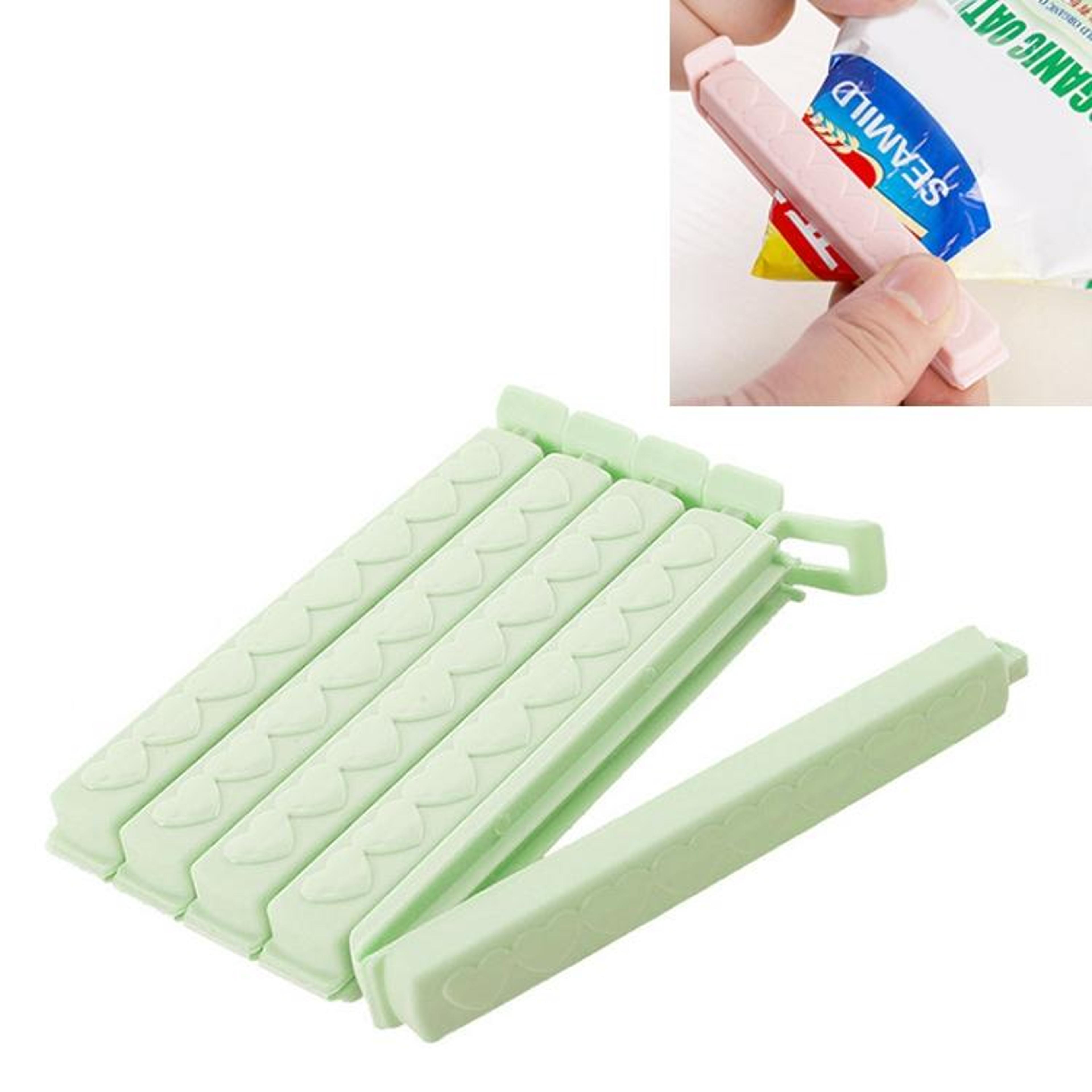 heart shaped food bag sealer clips reusable kitchen snack storage clips
