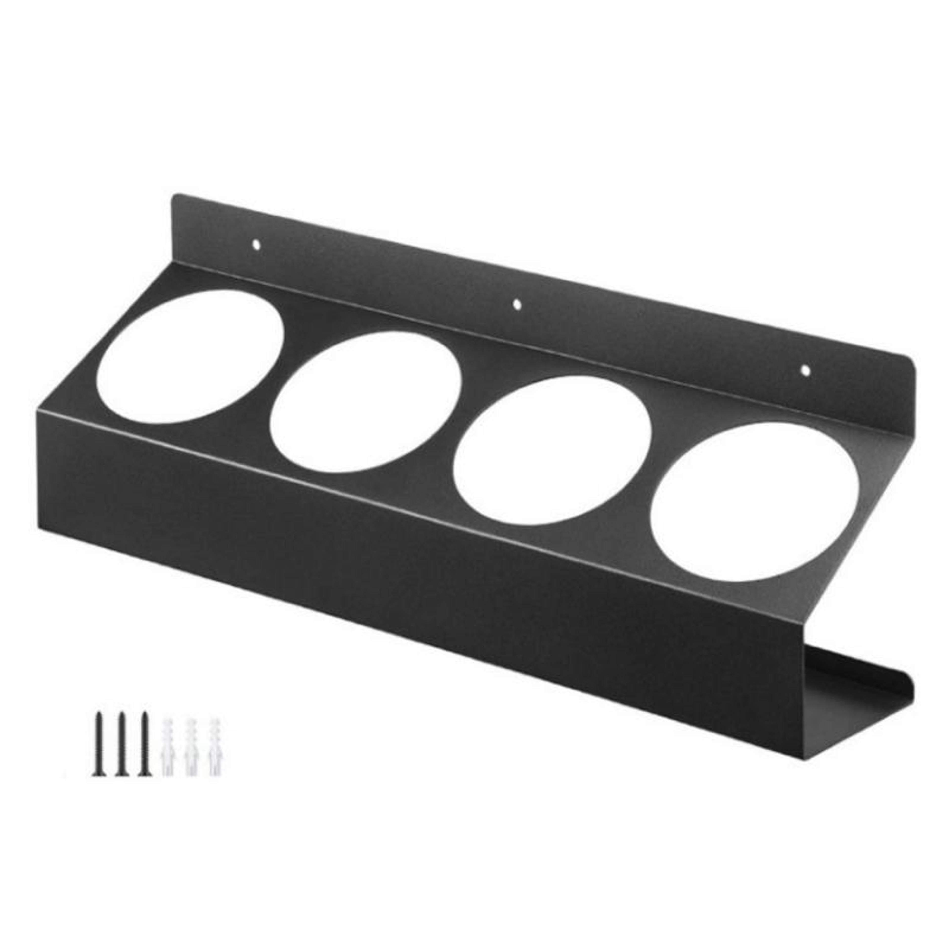 wall mounted metal spray can holder can garage organizer rack