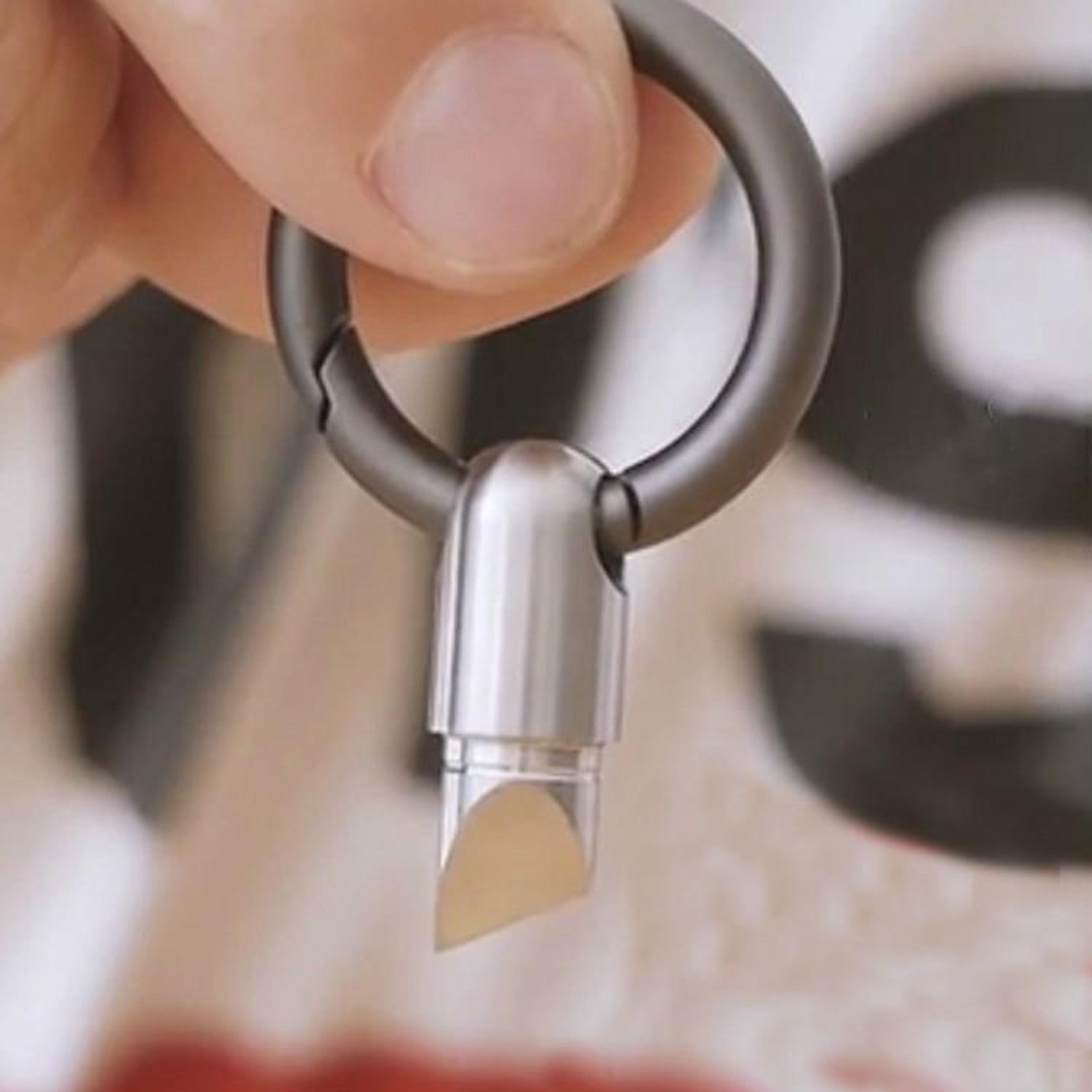 capsuleedge mini package opener & micro utility knife keychain cutter
