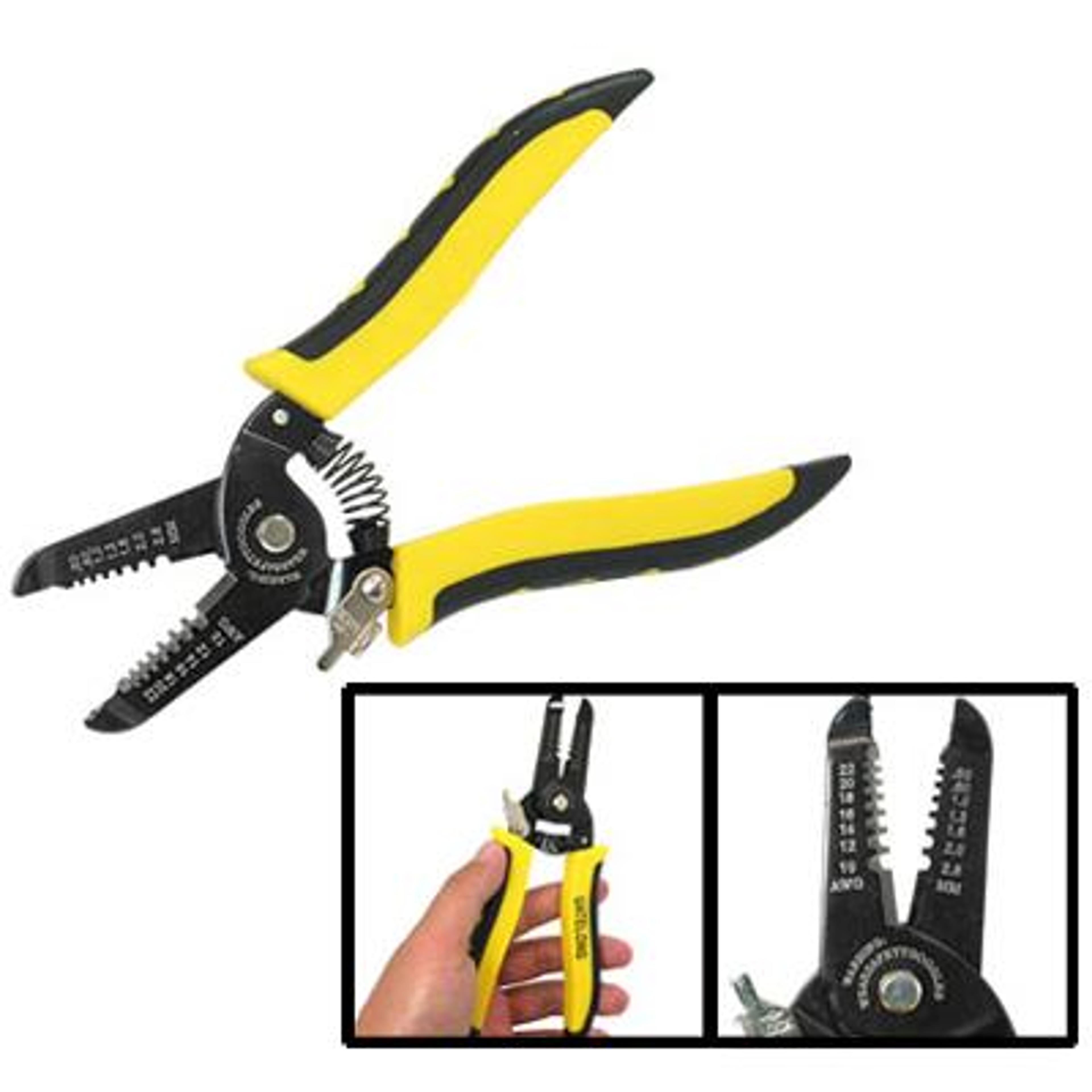 precision wire stripping & cutting pliers for electrical repair and diy projects