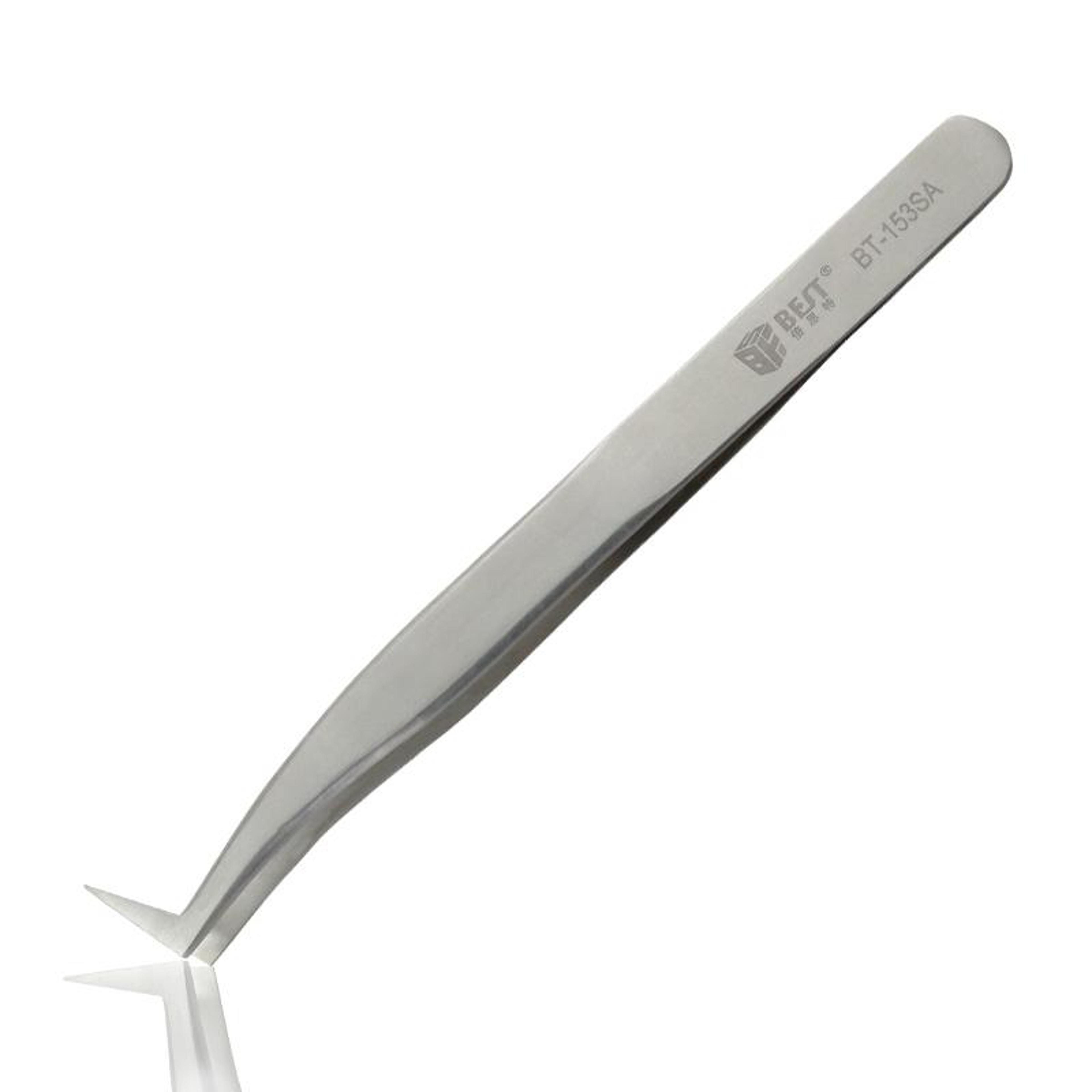 best pro curved eyelash extension tweezers stainless steel precision lash tool