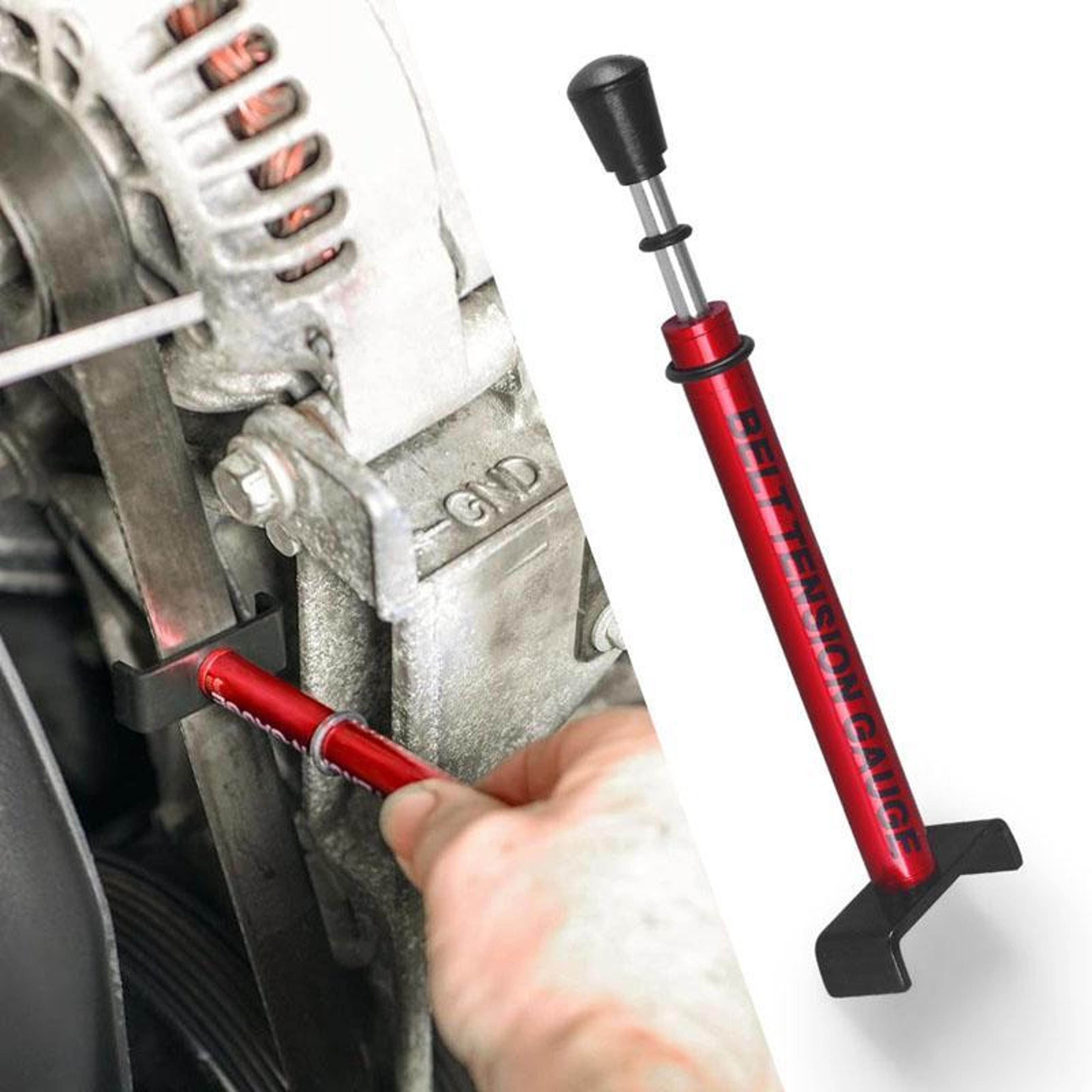 precision motorcycle belt tension gauge tool for belt adjustment replacement & drive belt maintenance