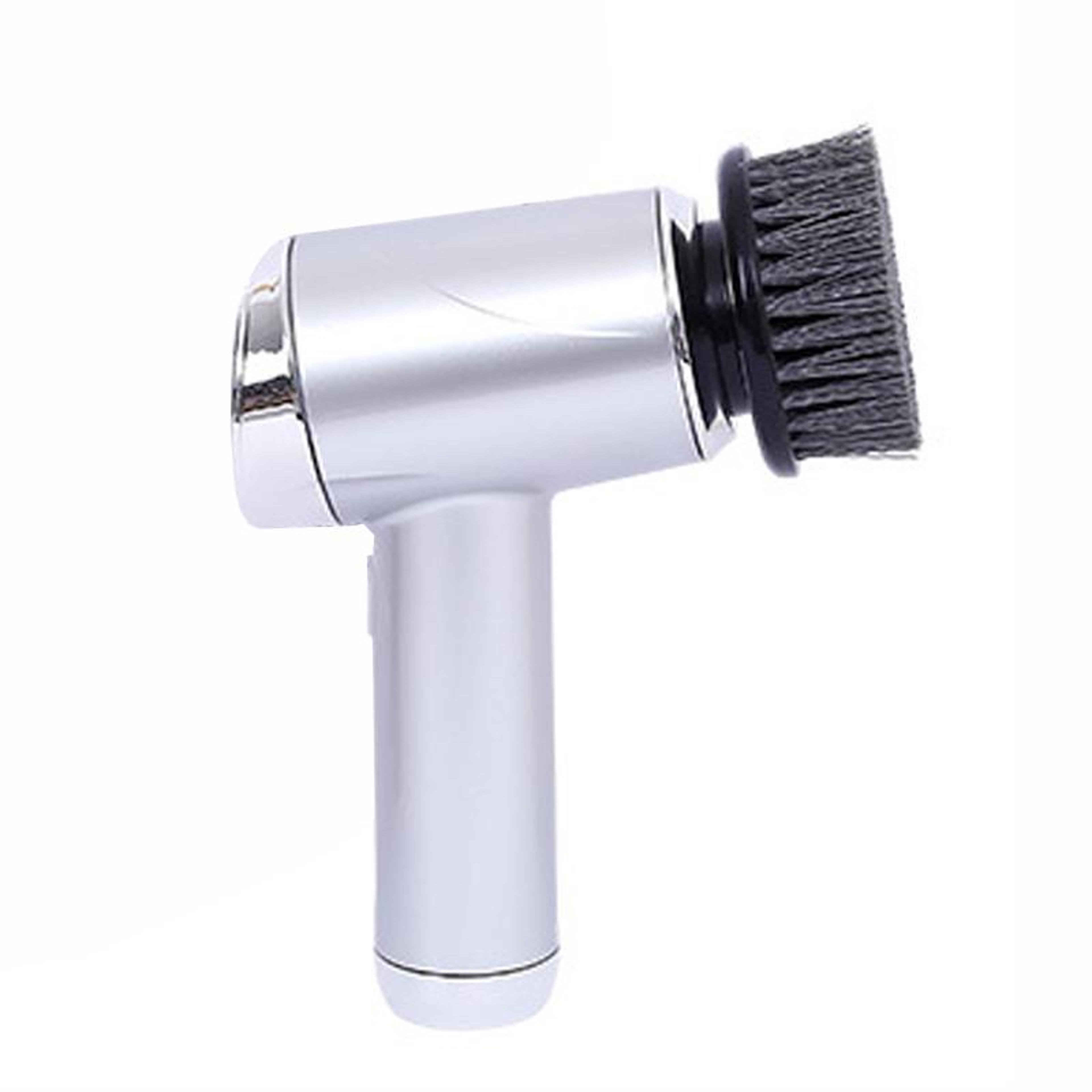electric kitchen scrubber brush set with multiple replacement heads