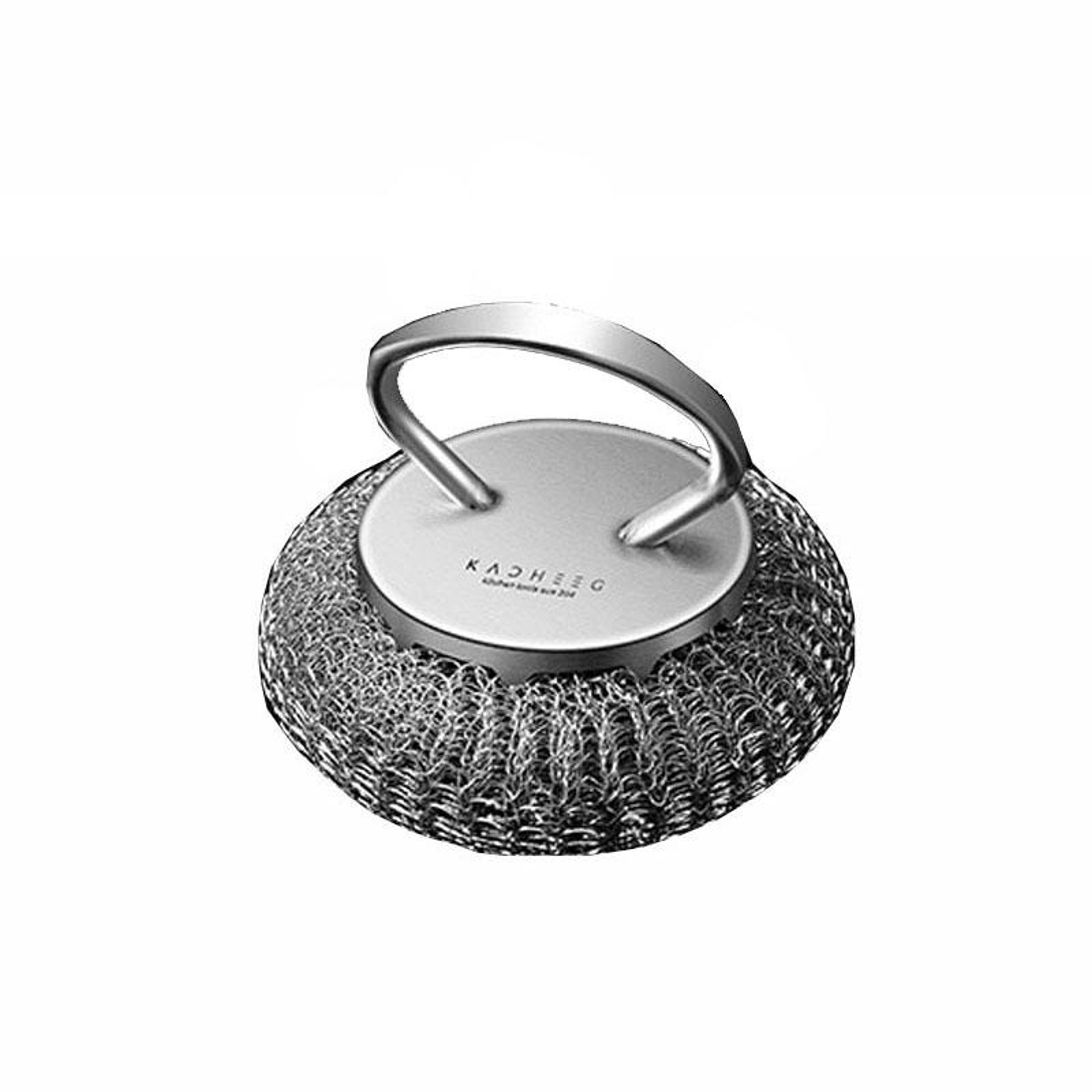 stainless steel pot brush kitchen cleaning & dishwashing scrubber with handle