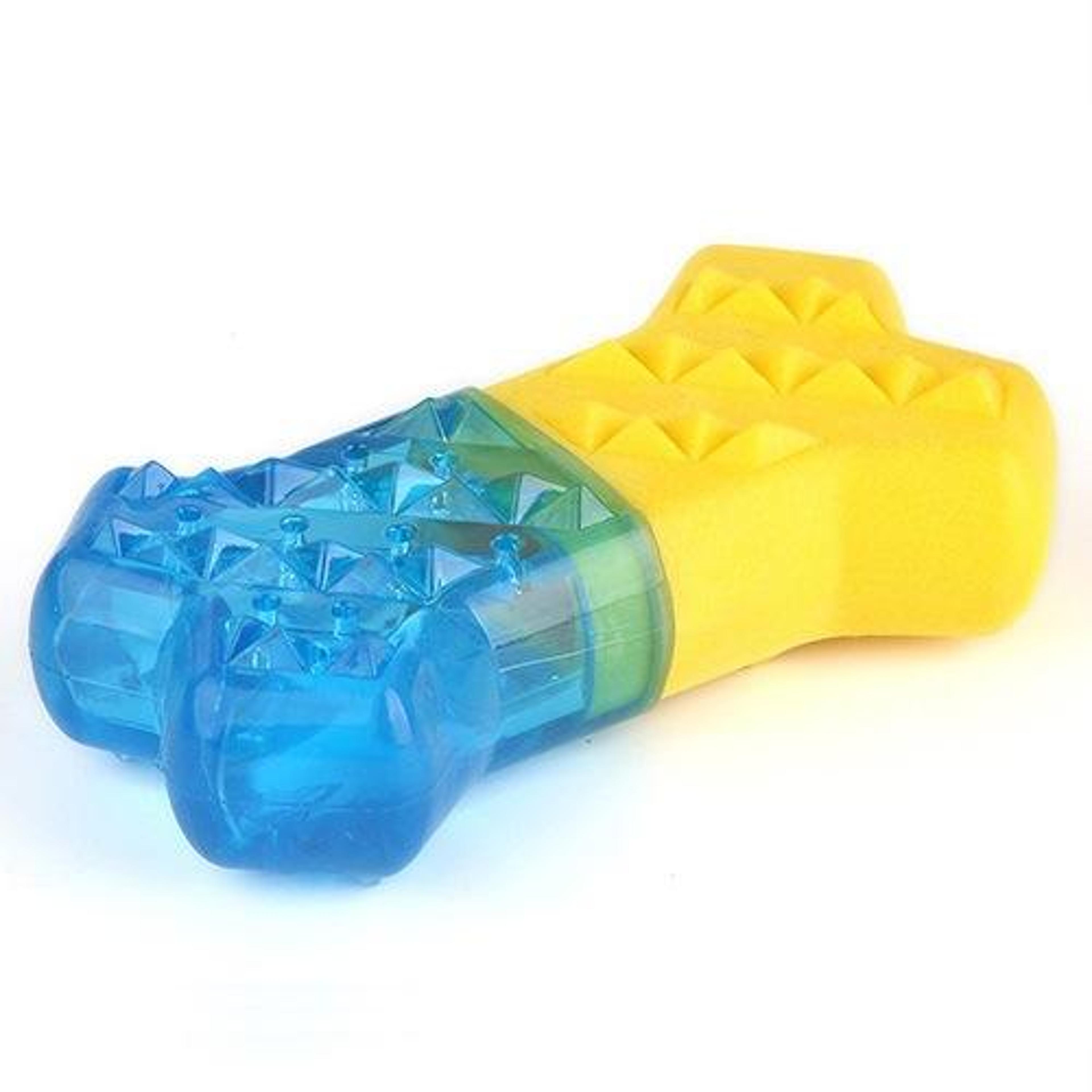 frozen bone tpr dog chew toy teeth cleaning interactive bone for dogs