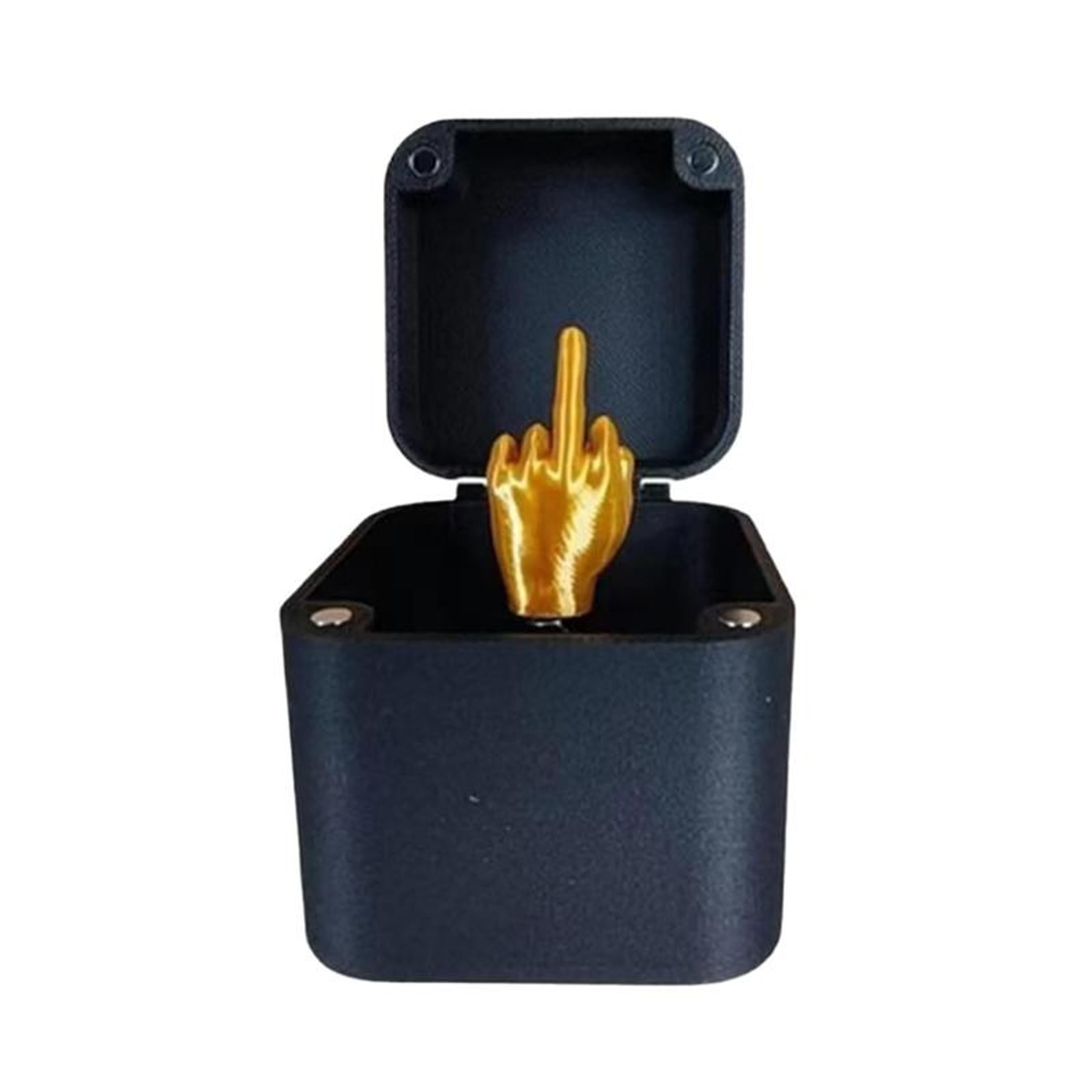 middle finger surprise prank gift box funny gag gift box novelty toy