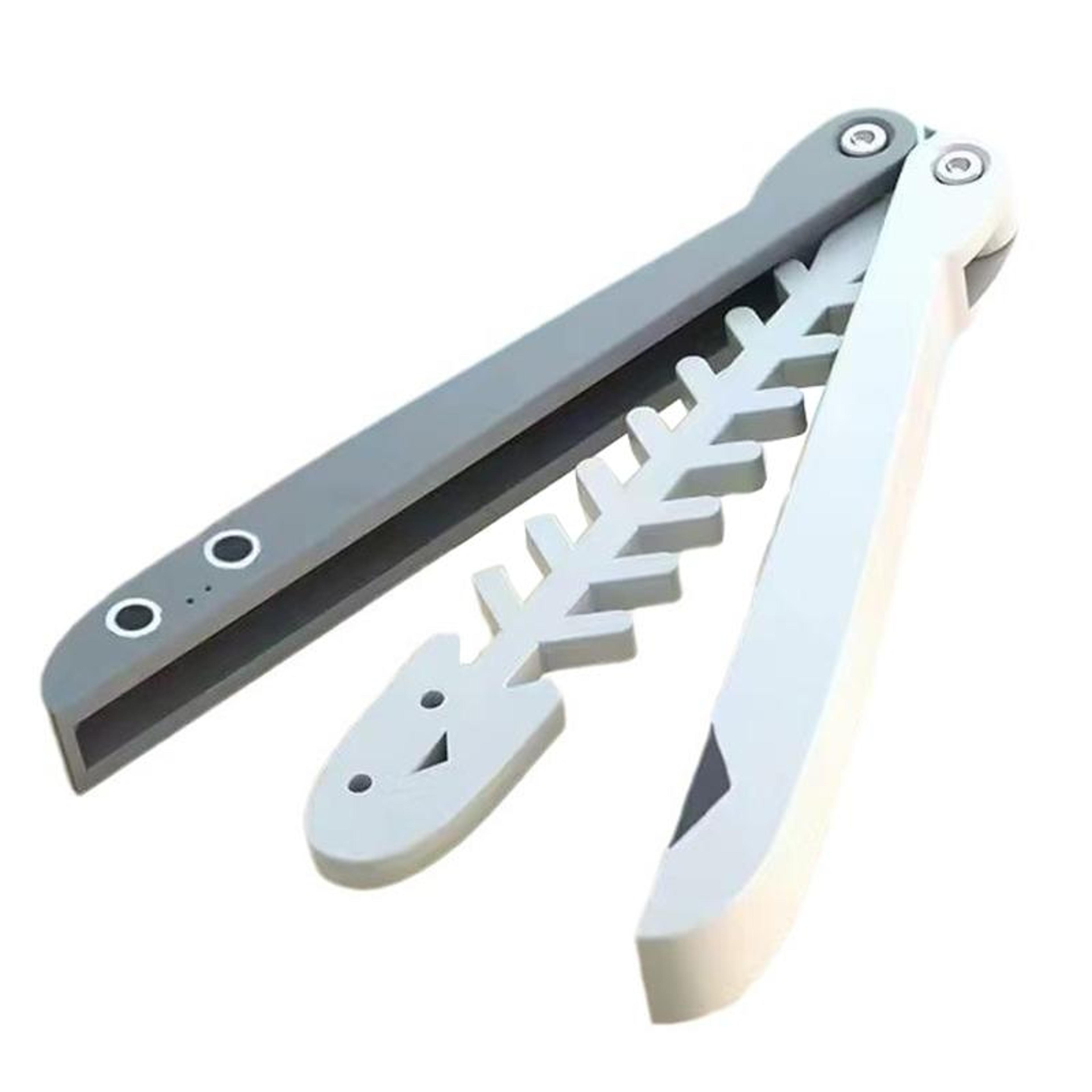 printed butterfly fish knife fidget toy stress relief decompression edc gadget