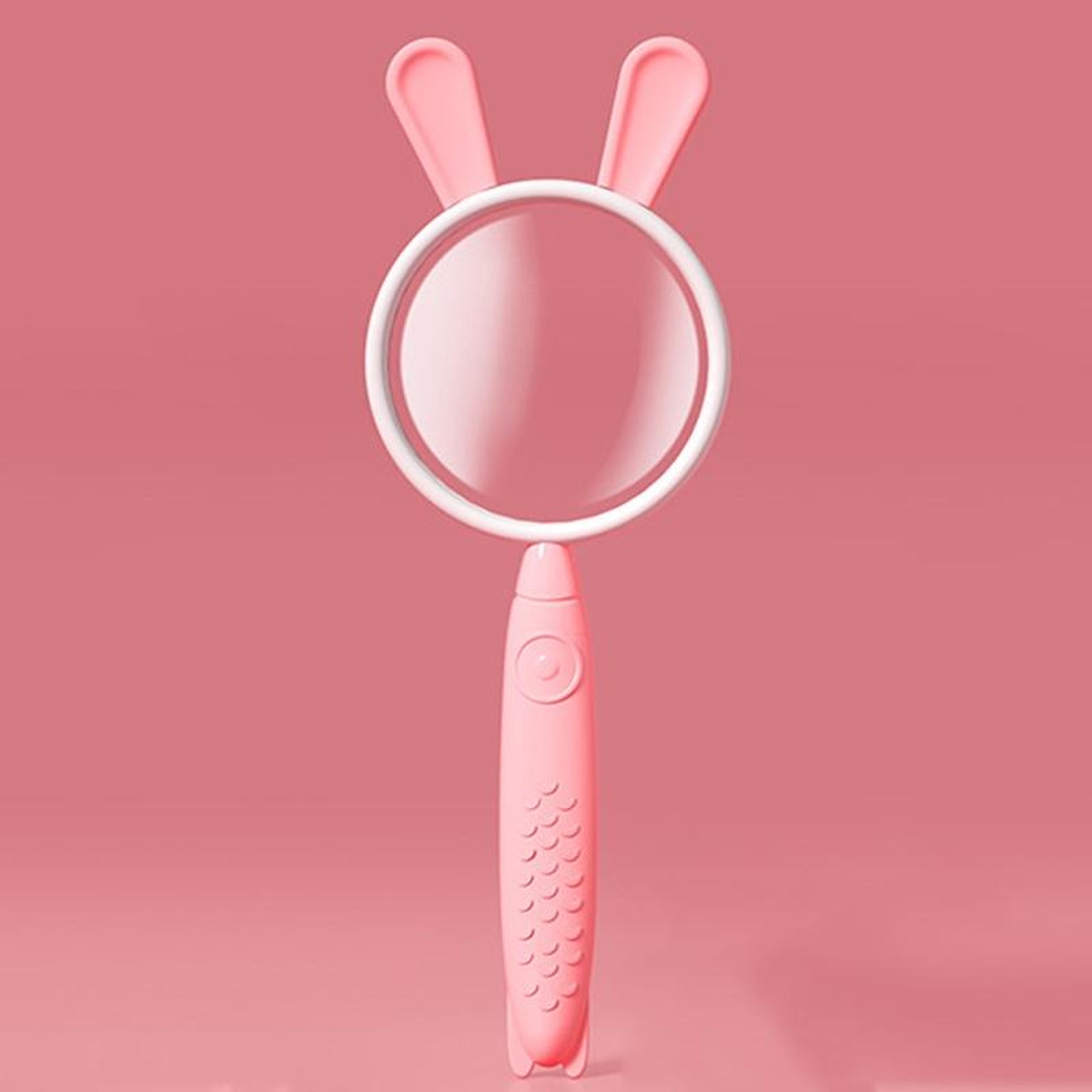 rabbit kids magnifying glass educational science toy